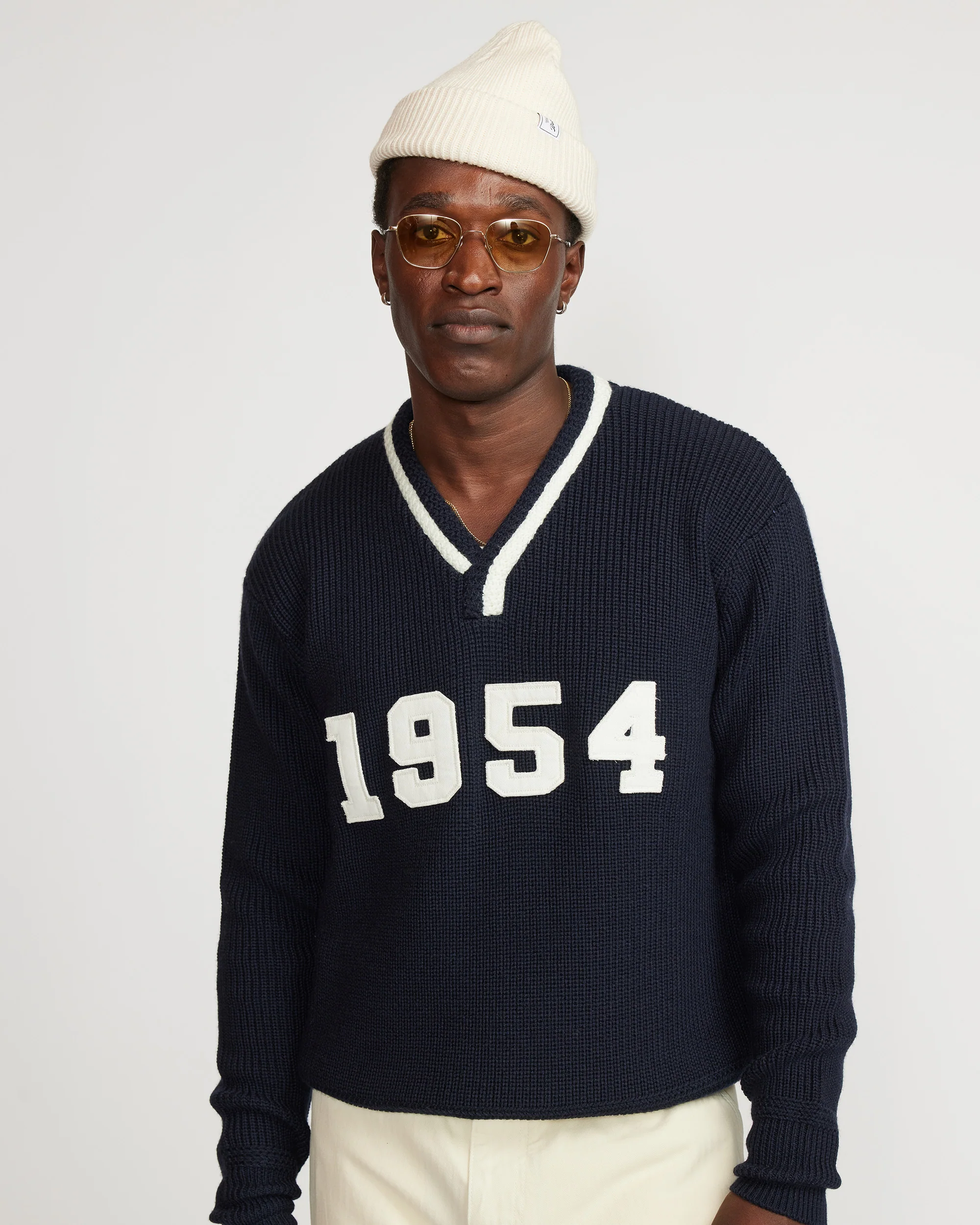 1954 Varsity knit - Navy - Image 2