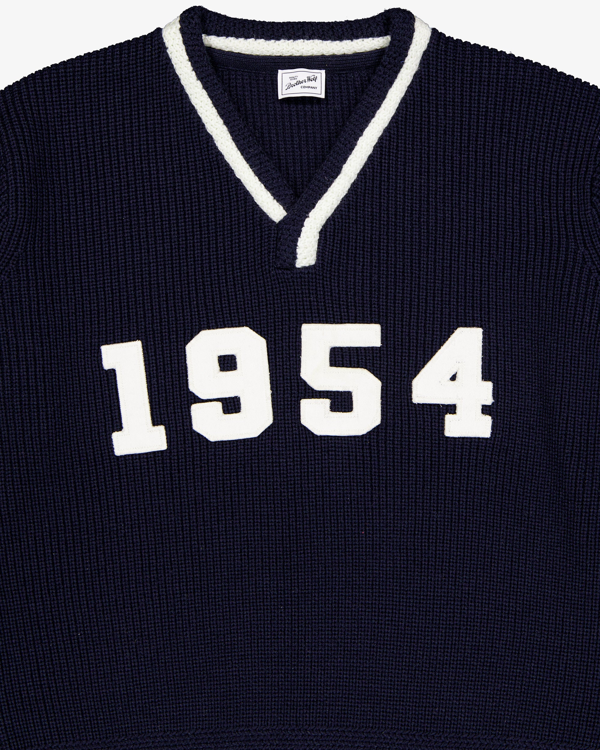1954 Varsity knit - Navy - Image 4