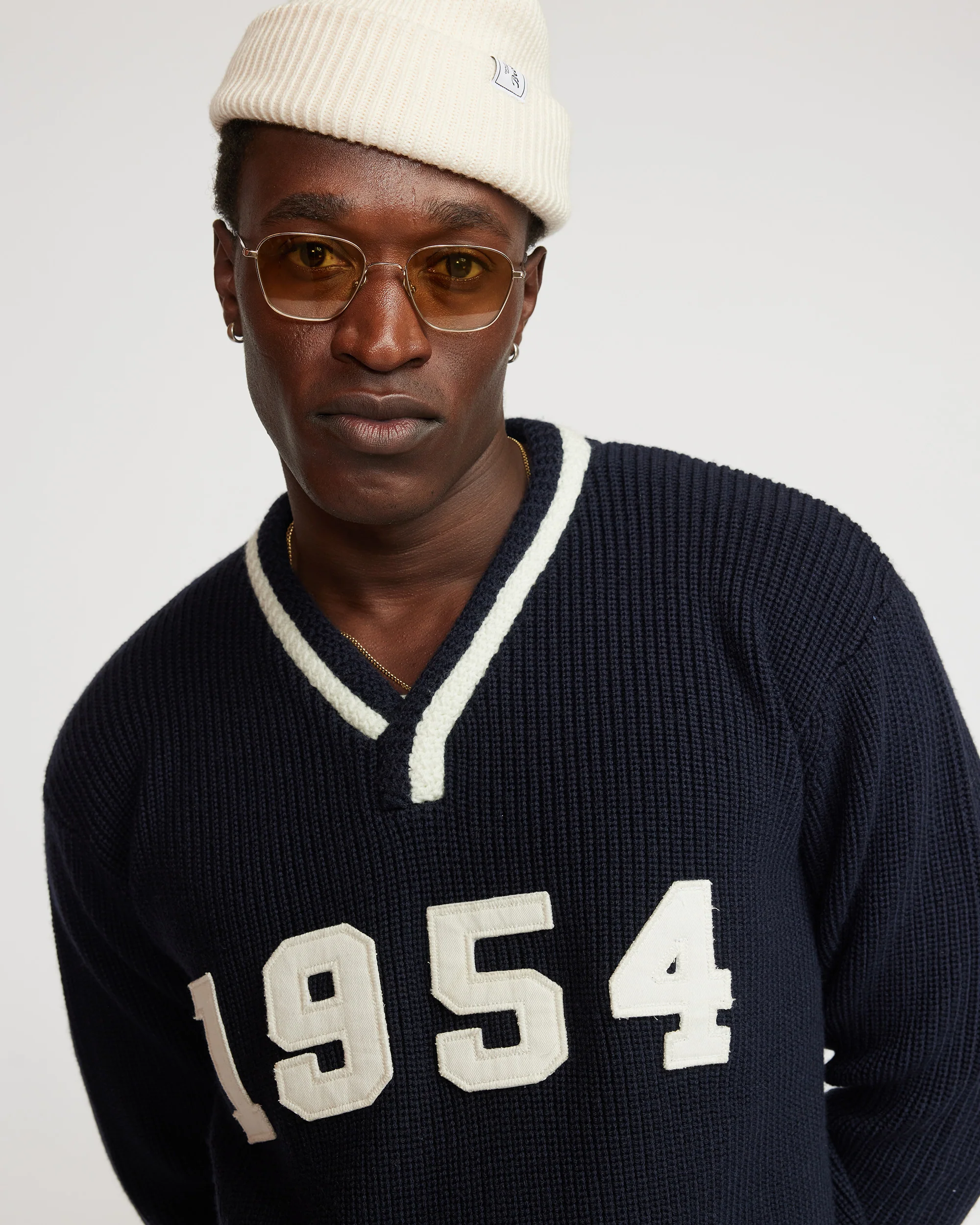 1954 Varsity knit - Navy - Image 6
