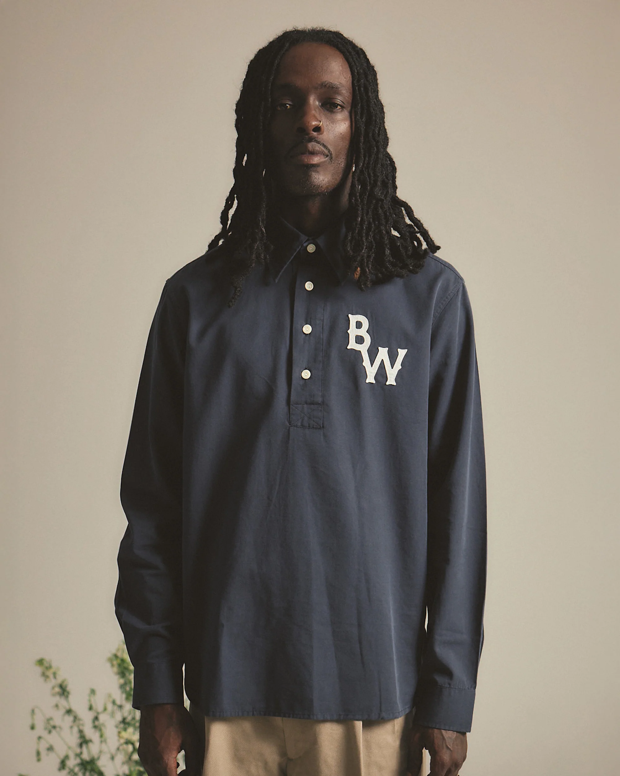 Benny L/S Shirt - Navy - Image 2