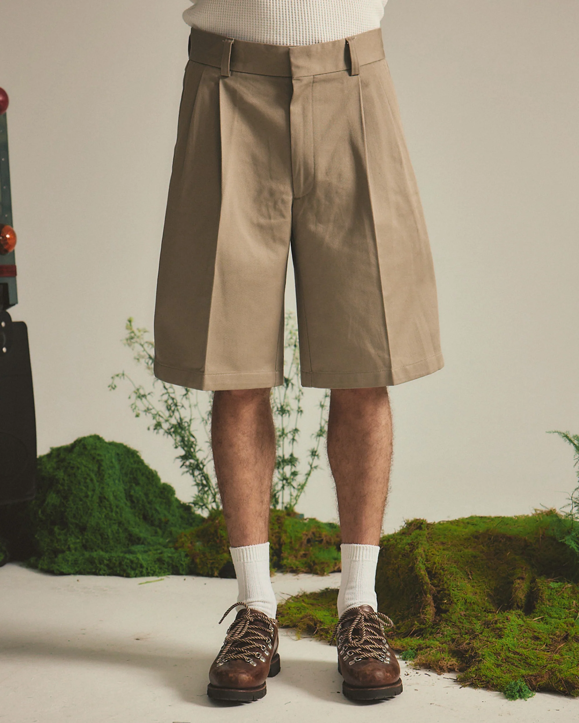 Bermuda Shorts - Beige - Image 2