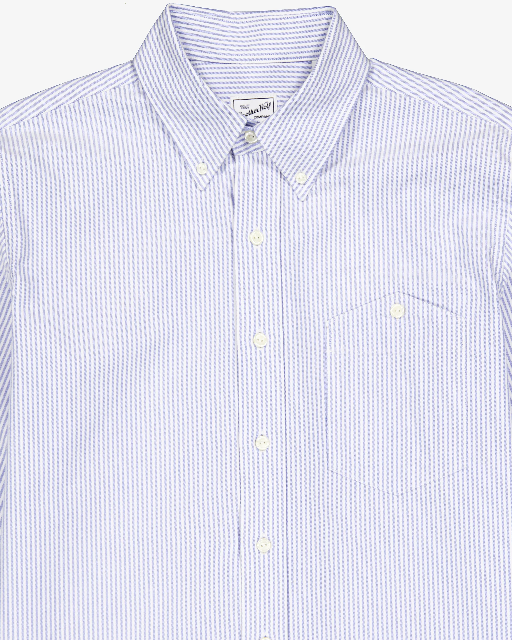 Button down (stripes) - Light Blue - Image 4
