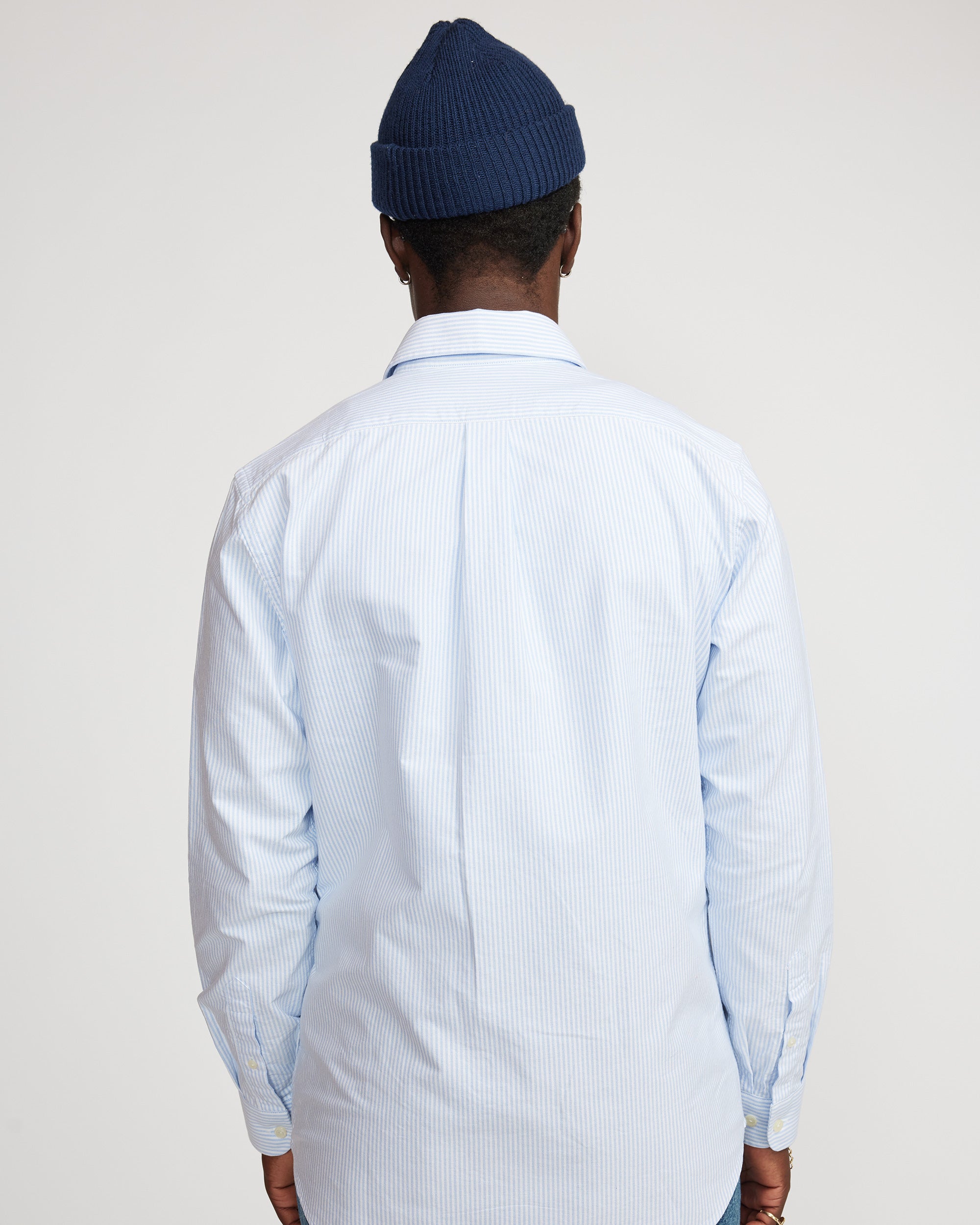 Button down (stripes) - Light Blue - Image 5