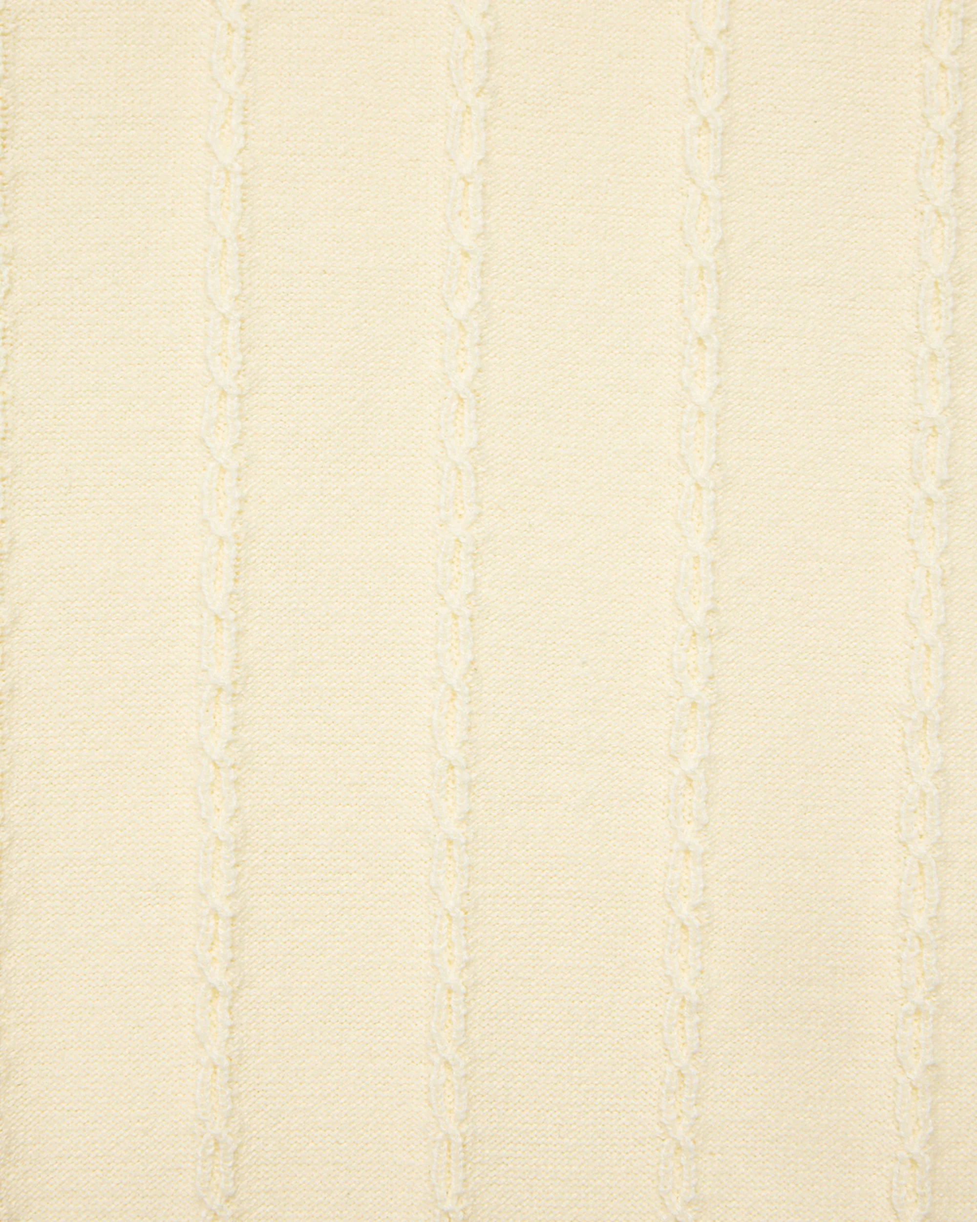 Cable Tee - Off White - Image 5