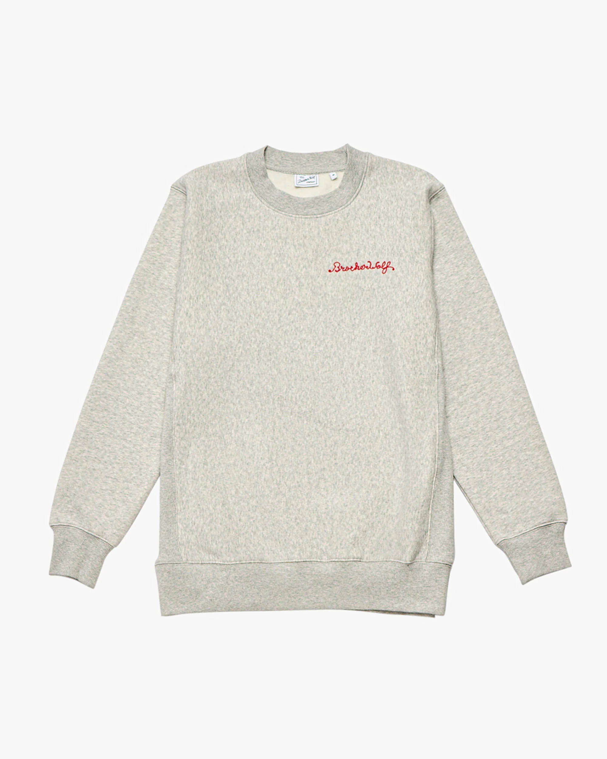 Chain Stitch Crew - White Marle