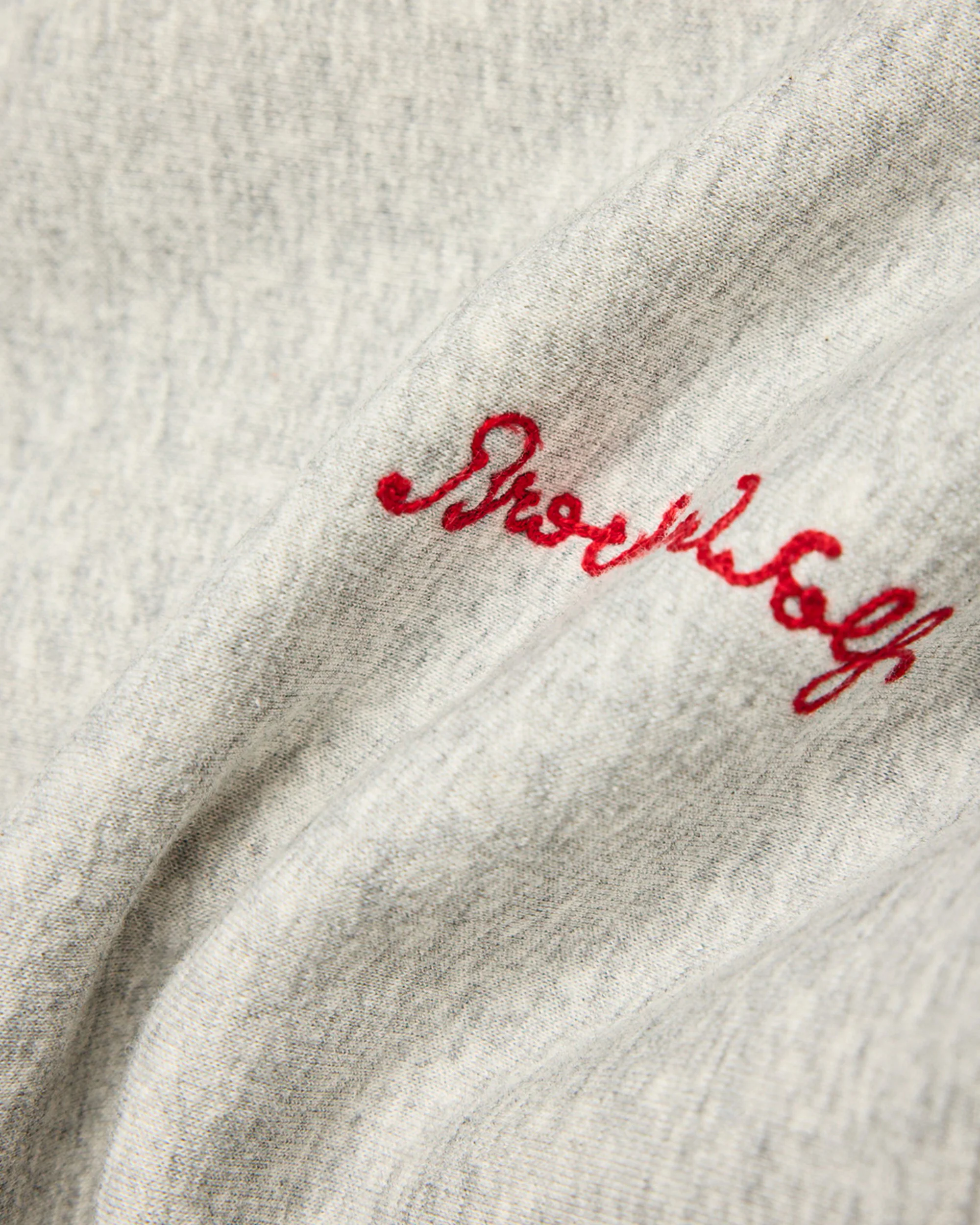Chain Stitch Hood - White Marle - Image 3