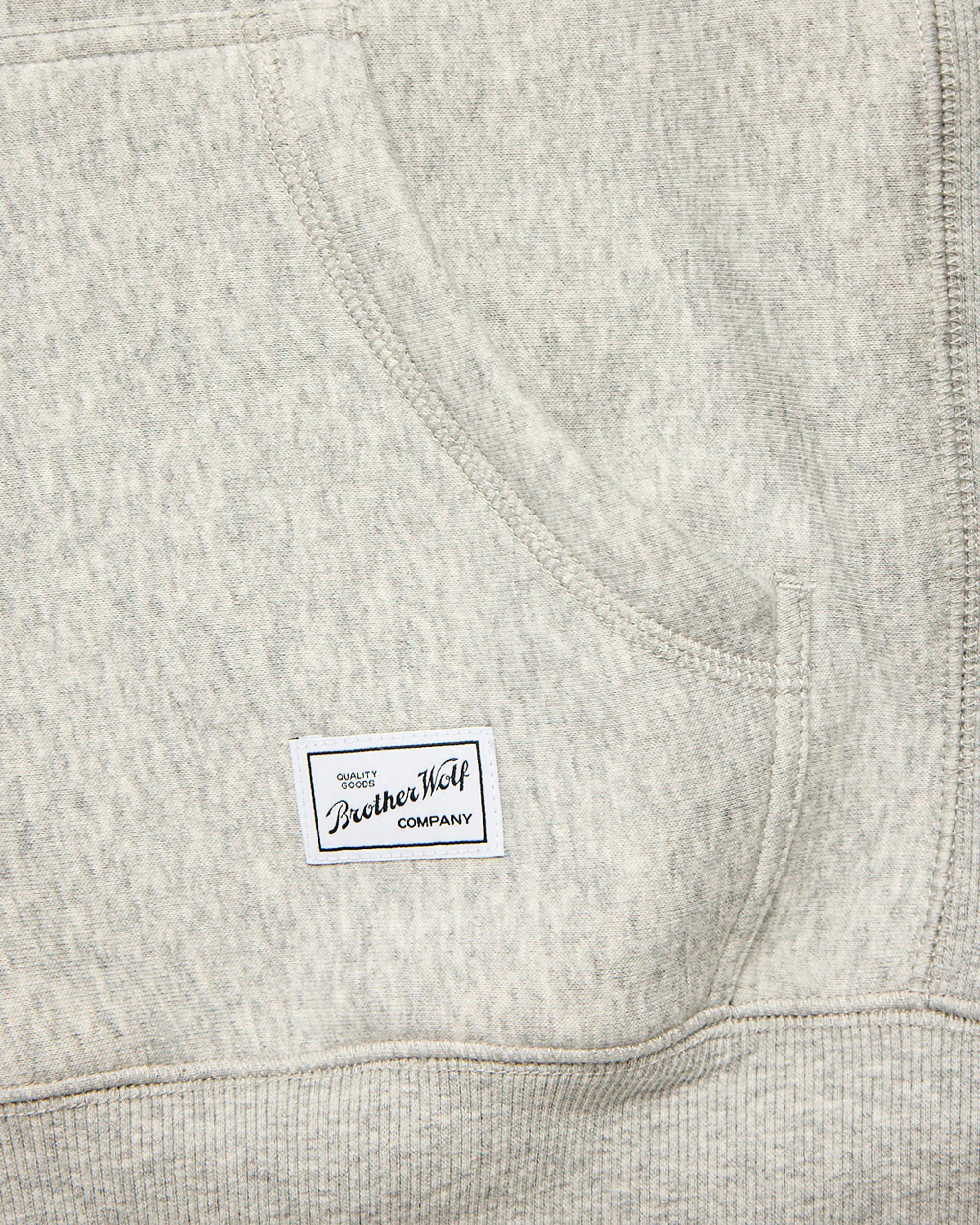 Chain Stitch Hood - White Marle - Image 5