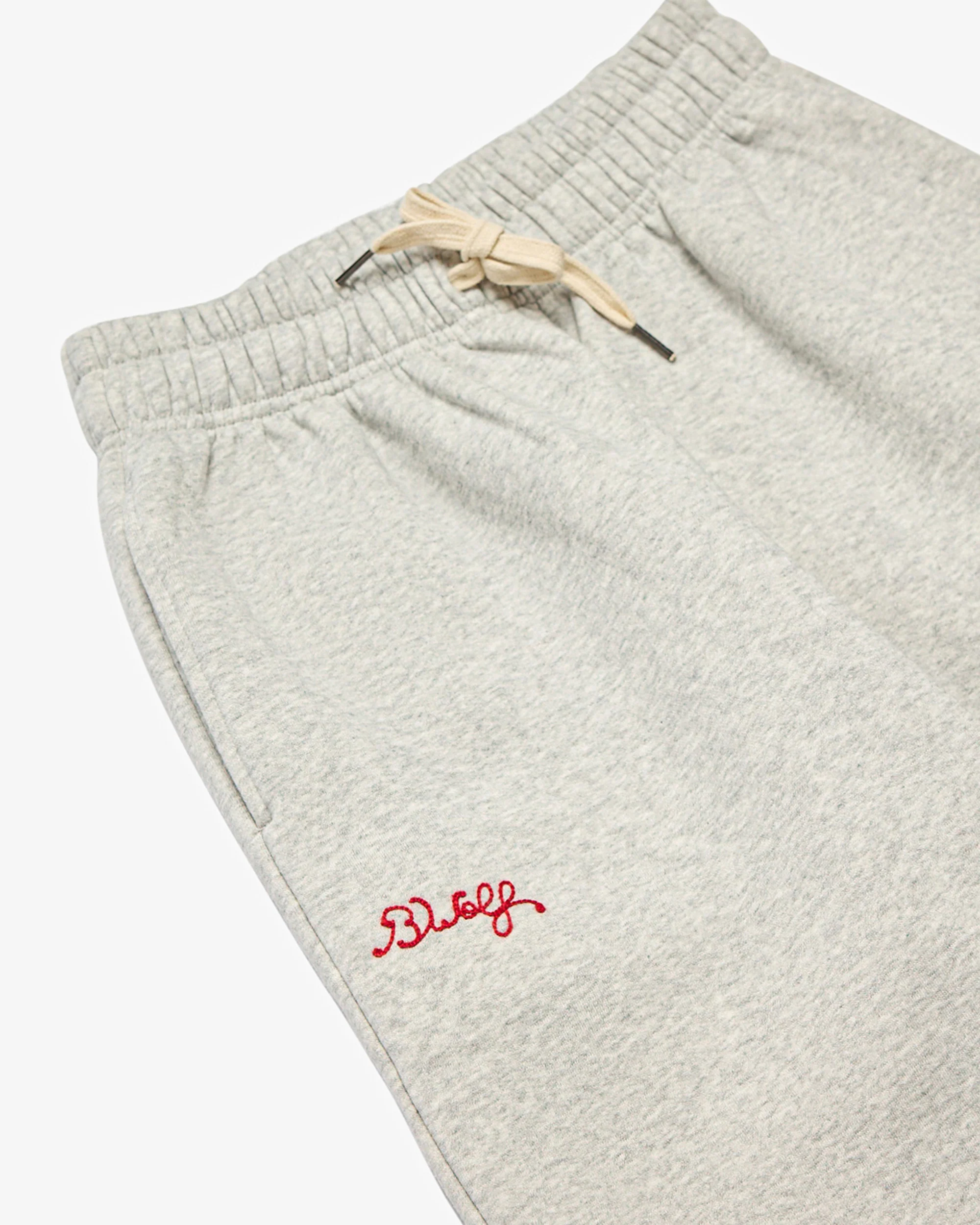 Chain Stitch Sweats - White Marle - Image 5