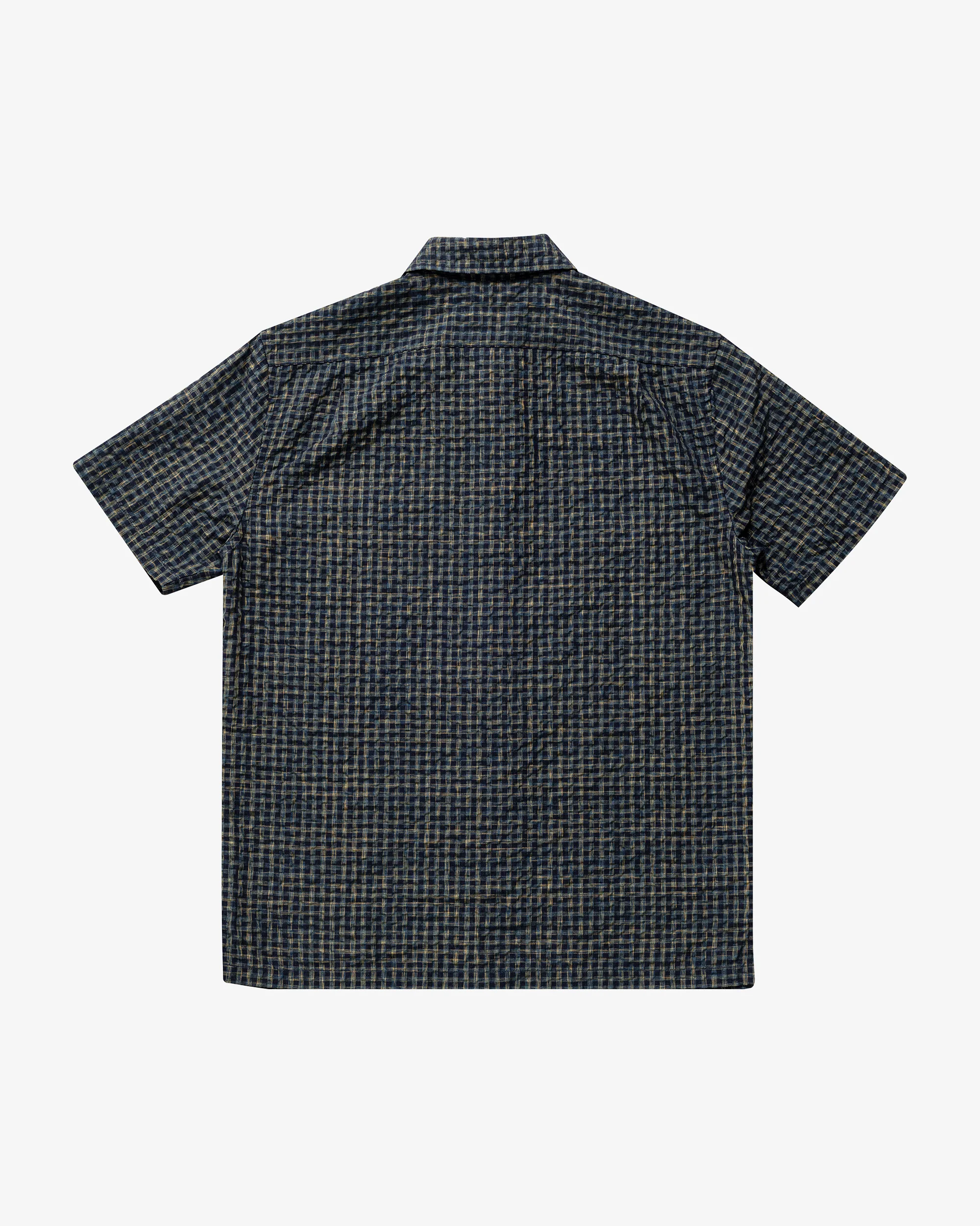 Check S/S Shirt - Navy - Image 3