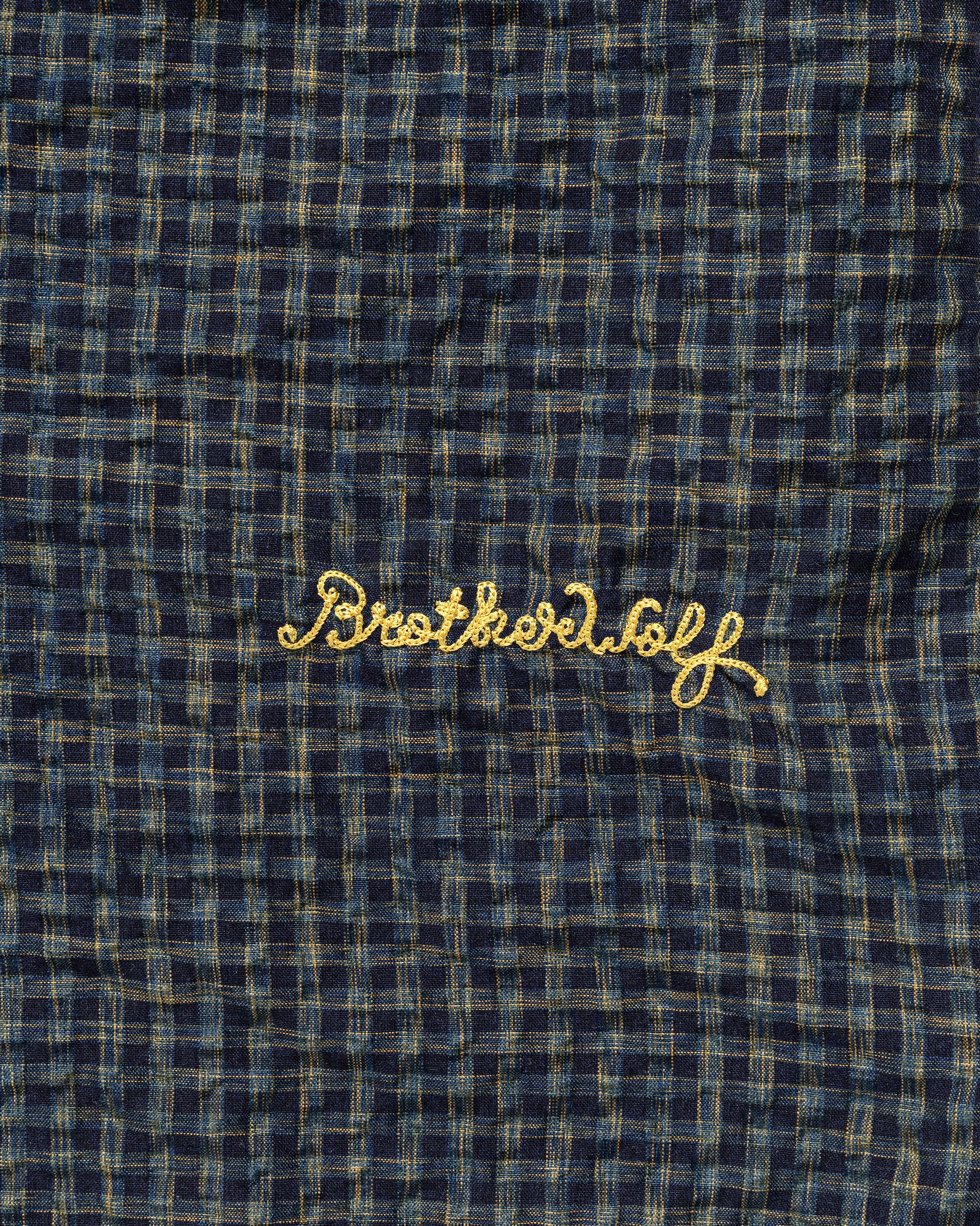 Check S/S Shirt - Navy - Image 4