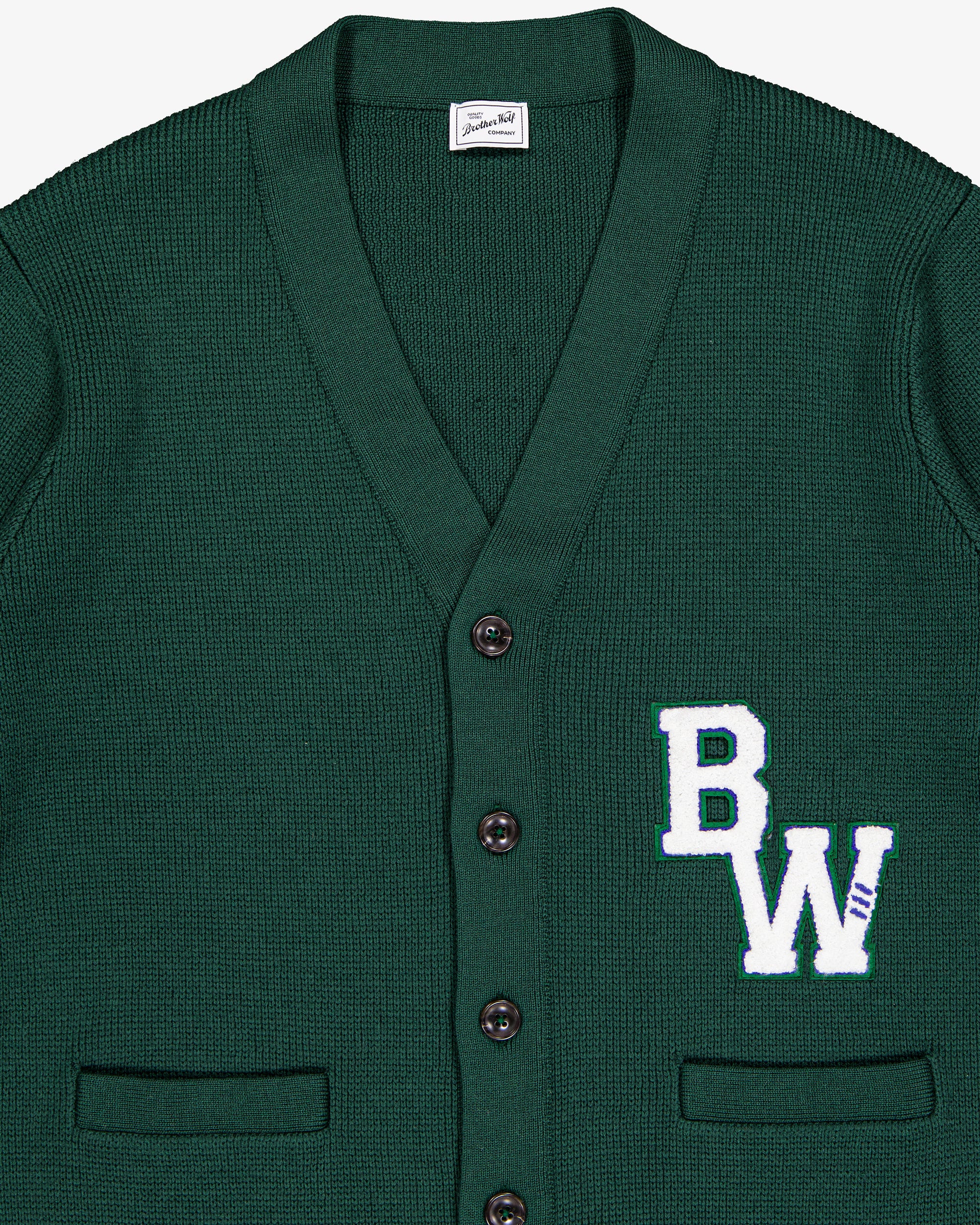 College cardigan - Green - Image 4