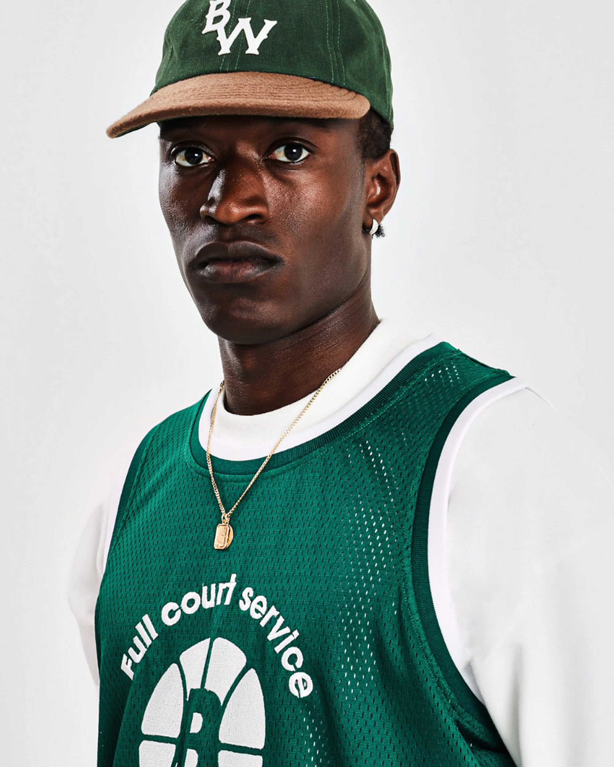 Court Service Singlet - Green - Image 6