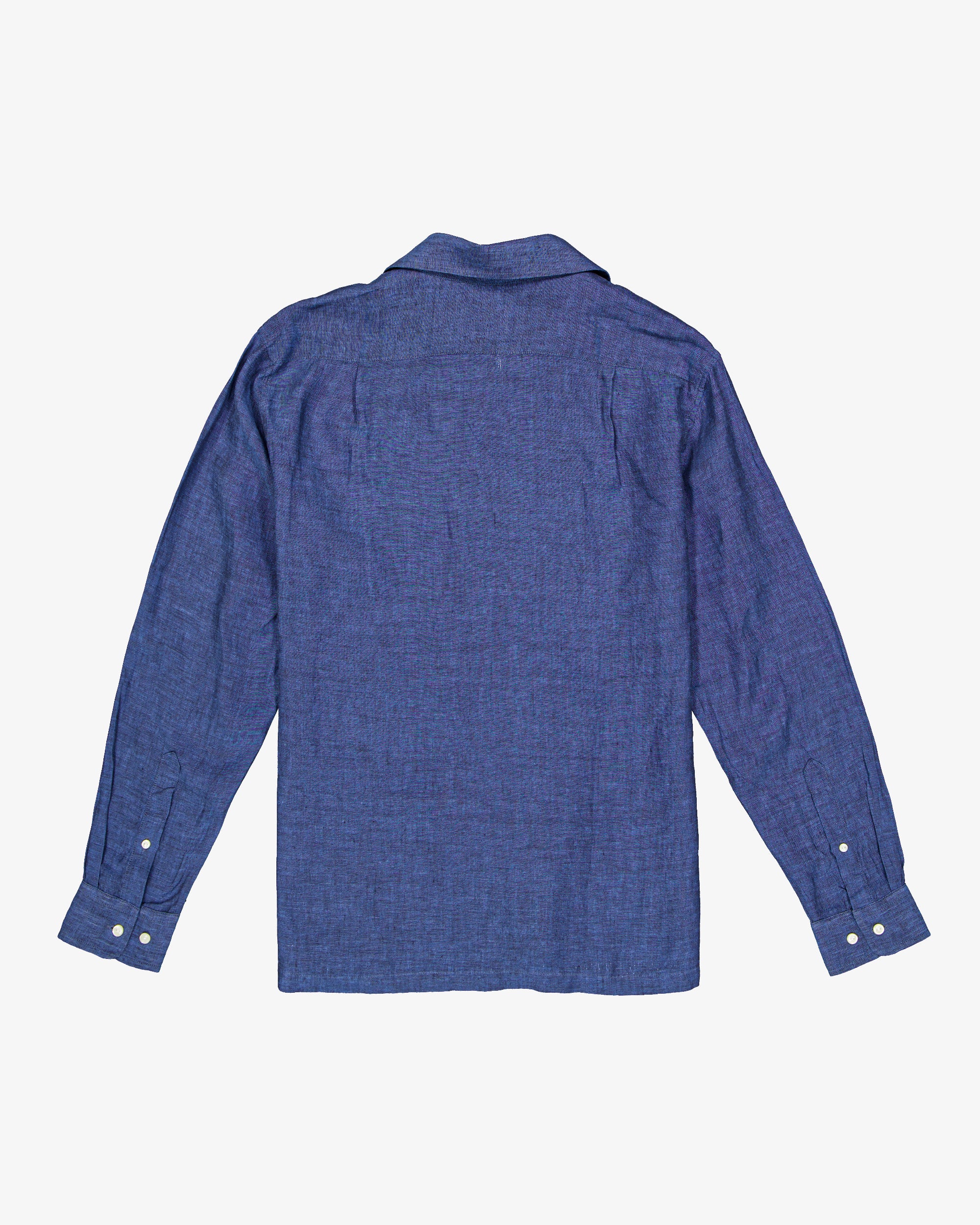 Cuban long sleeve - Dark Blue - Image 3