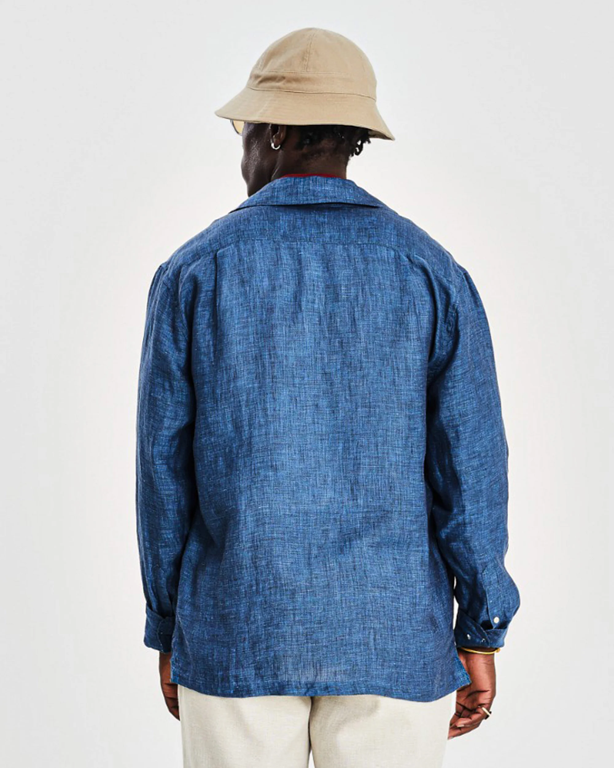 Cuban long sleeve - Dark Blue - Image 5