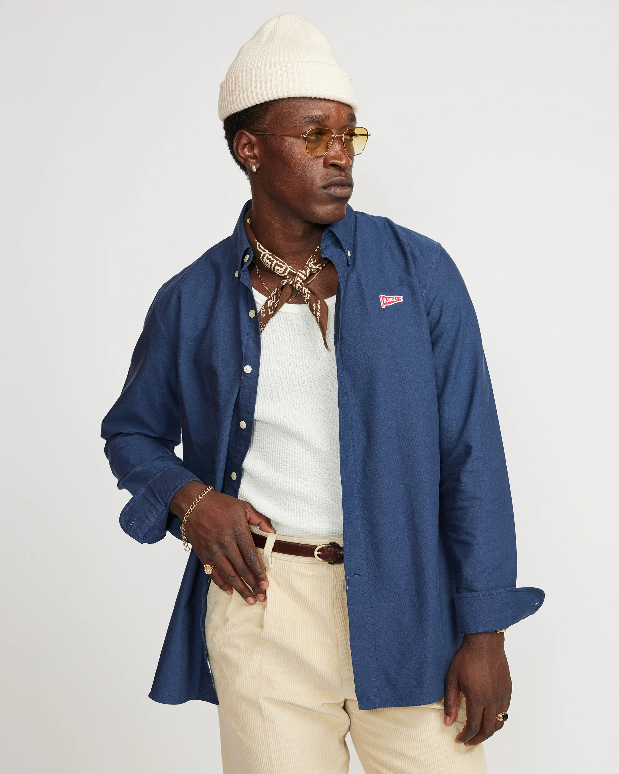 Field shirt - Blue (With Flag Motif Emb) - Image 2