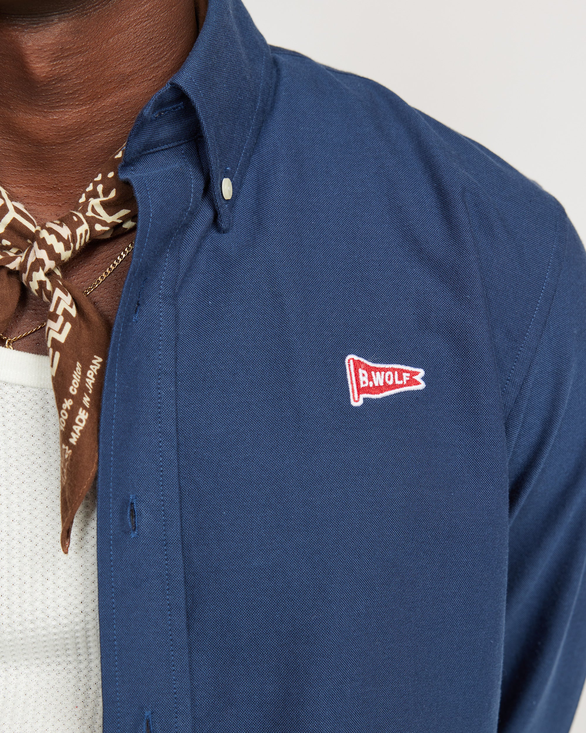 Field shirt - Blue (With Flag Motif Emb) - Image 6