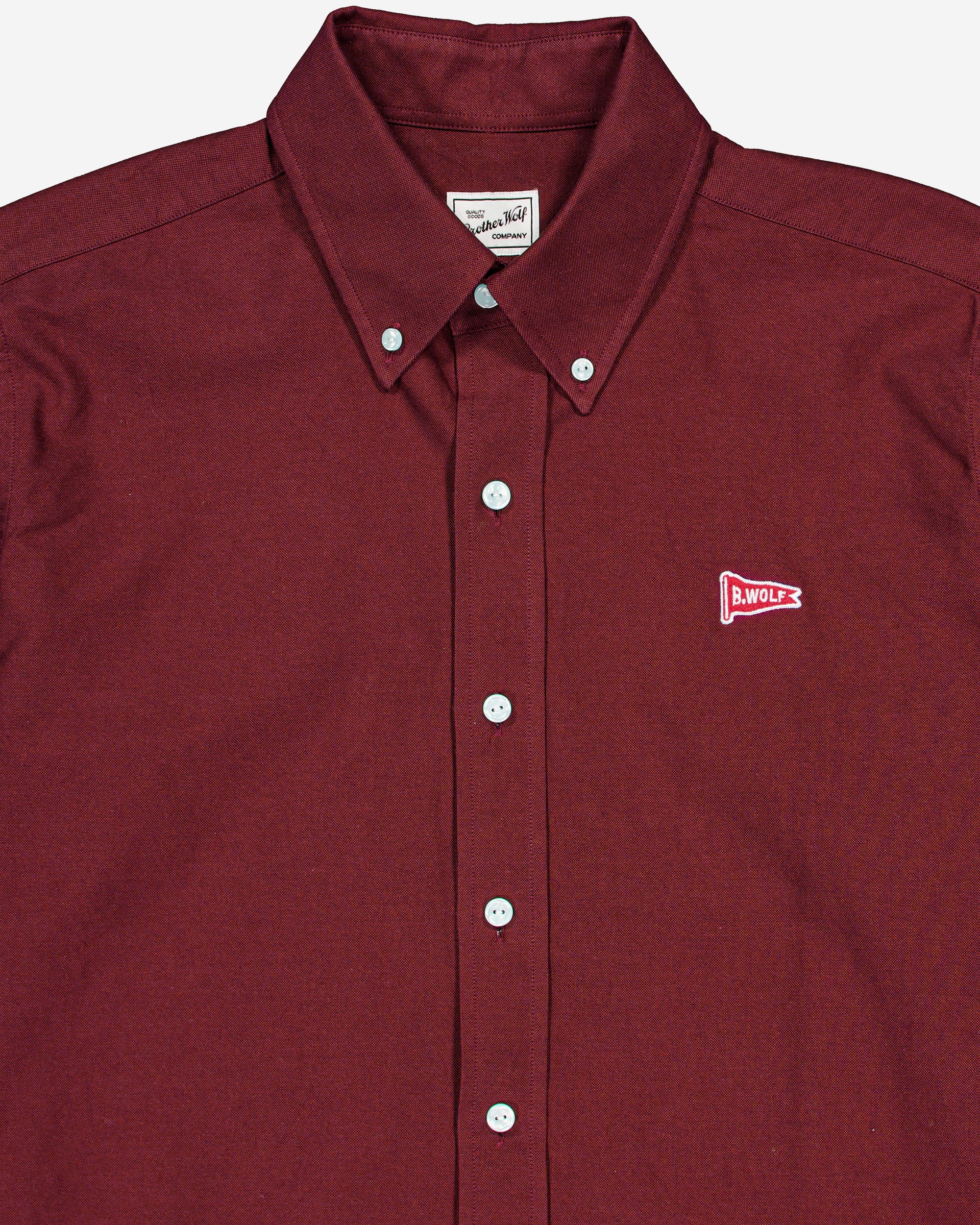 Field Shirt - Burgundy (With Flag Motif Emb) - Image 4