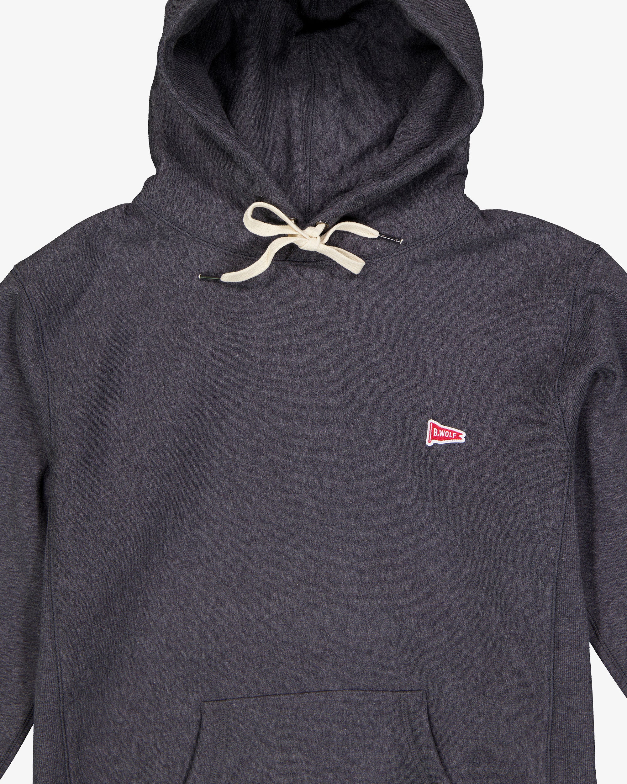 Flag Motif Hood - Charcoal Marle - Image 4