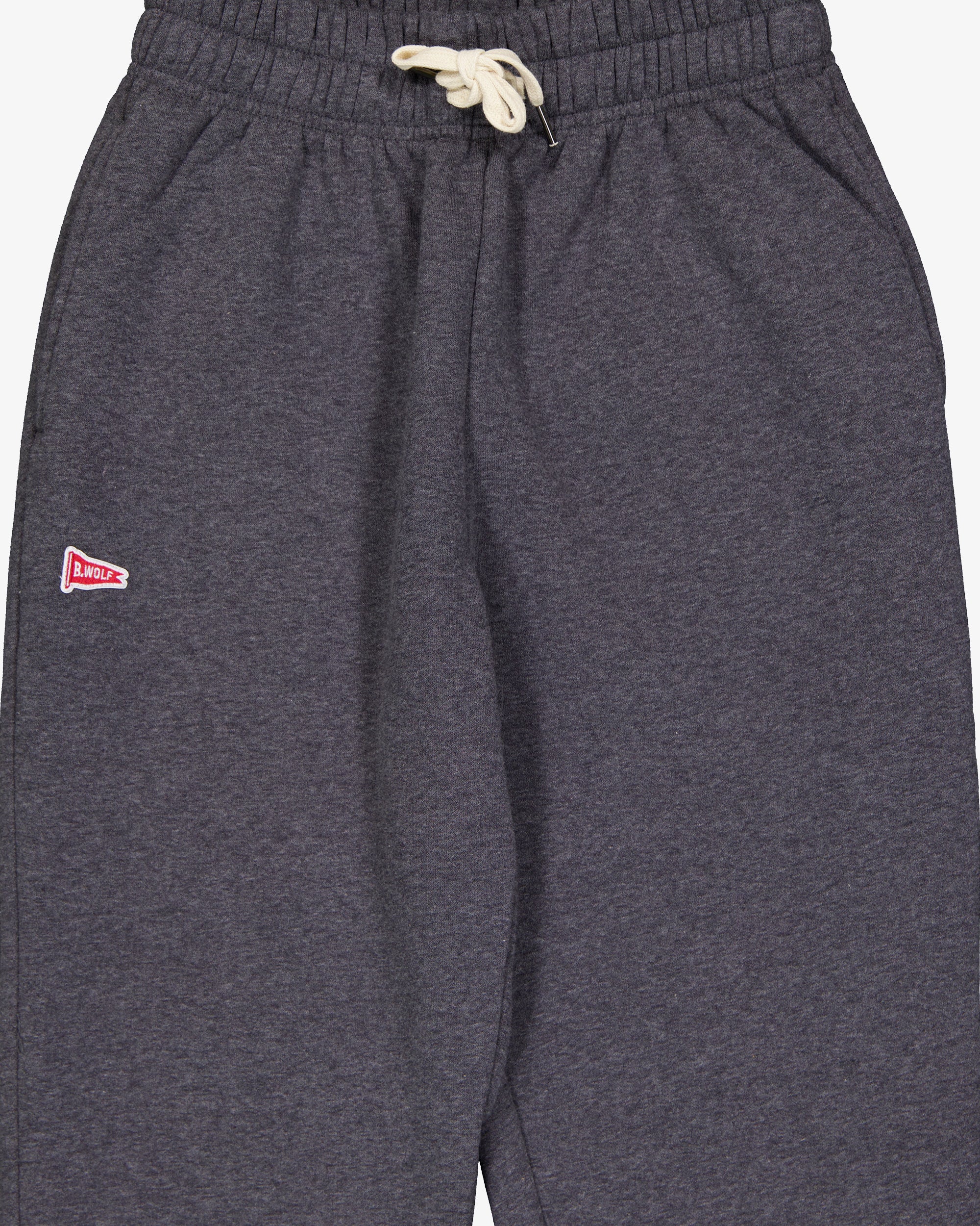 Flag Motif Sweats - Charcoal Marle - Image 4