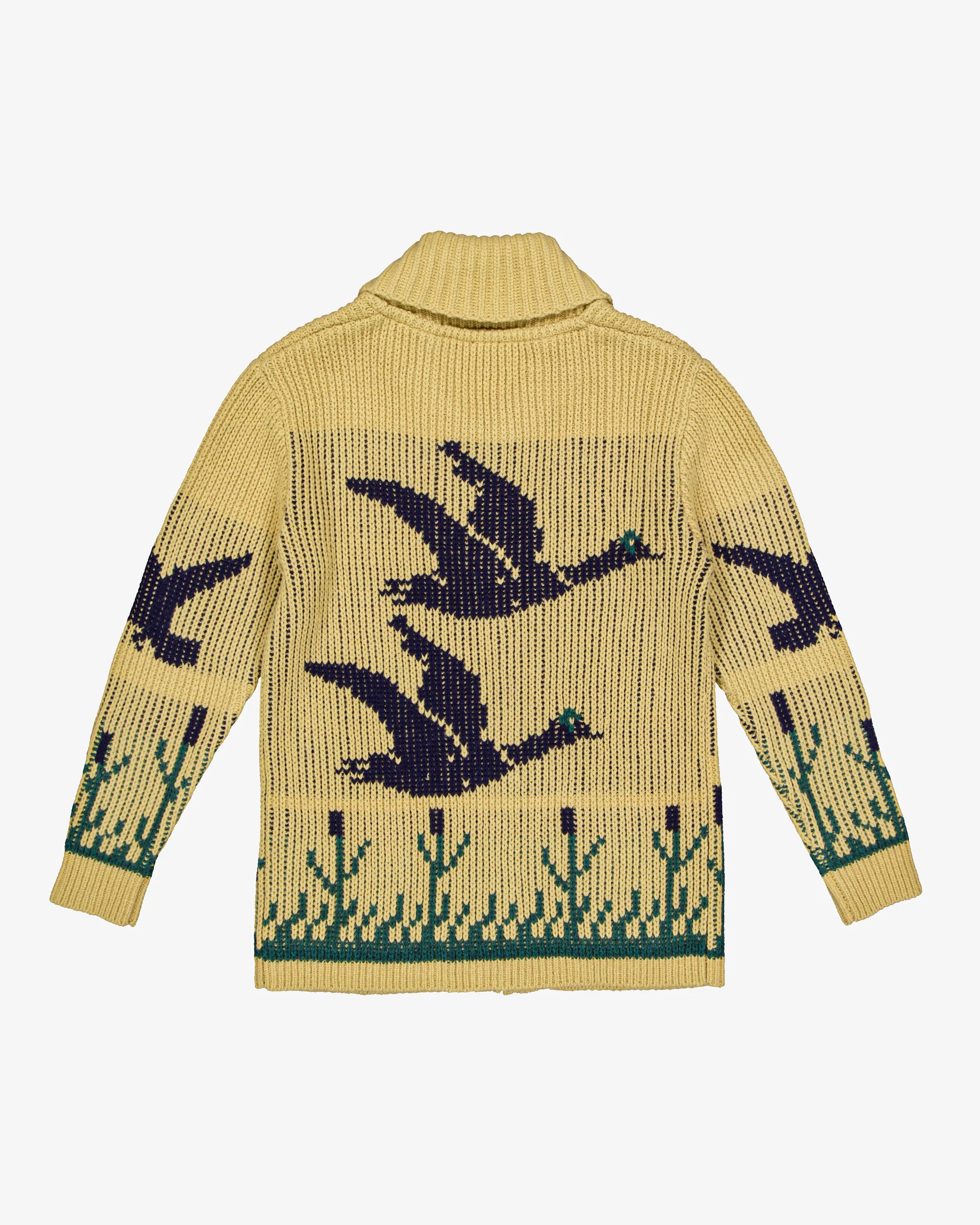 Hunter Heavy Cardigan - Beige - Image 3