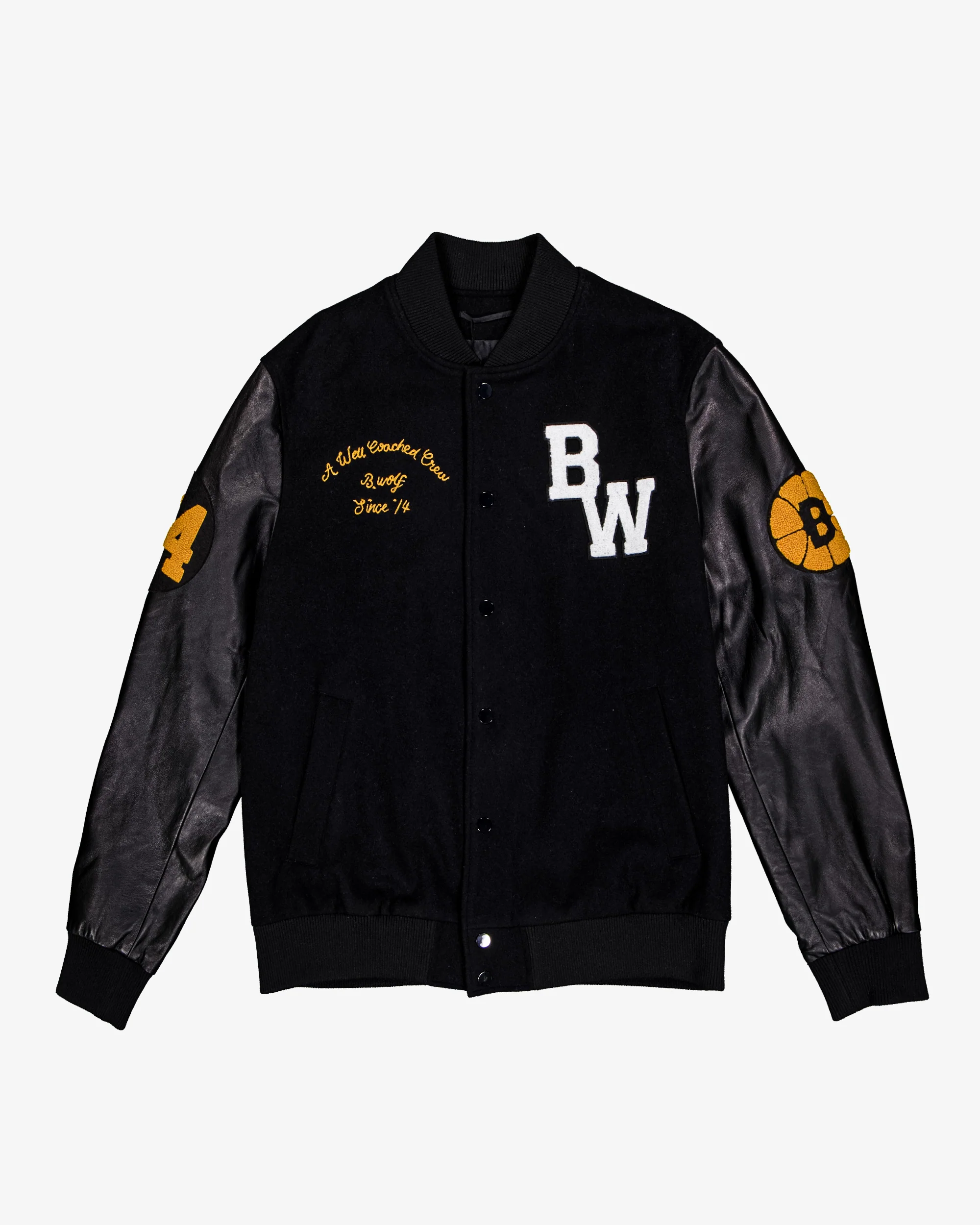 League varsity bomber - Black