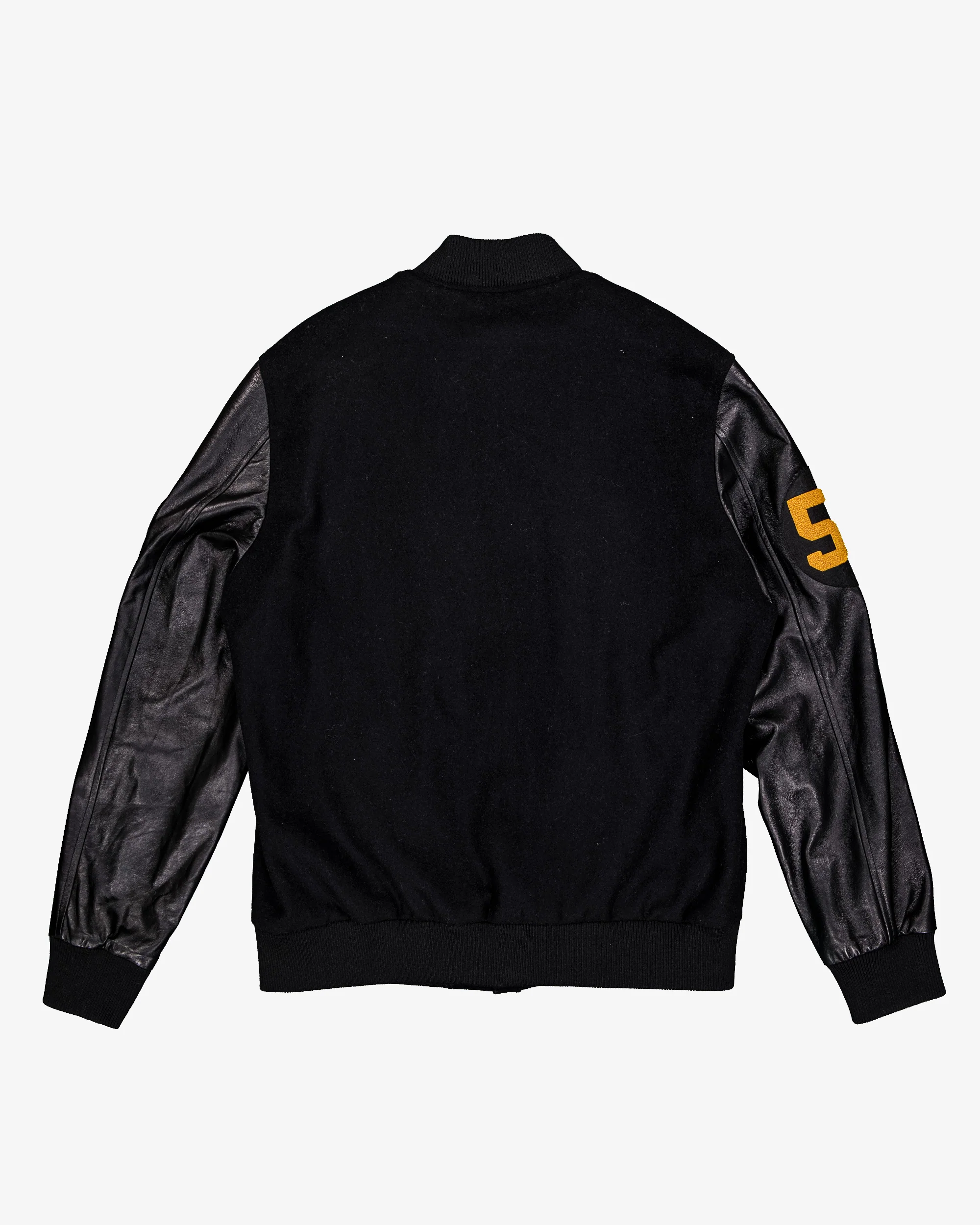 League varsity bomber - Black - Image 3