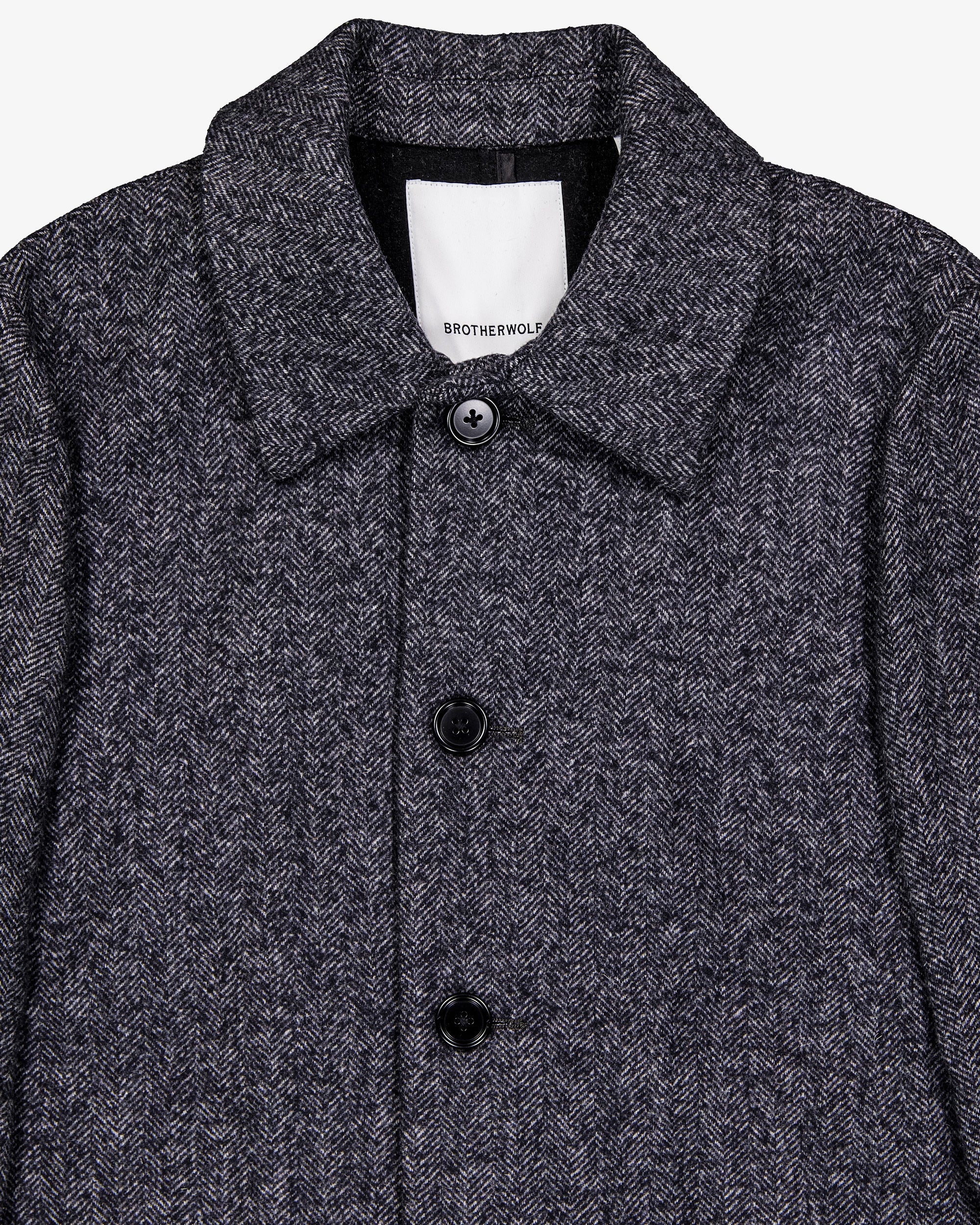 Louis overcoat - Charcoal - Image 4