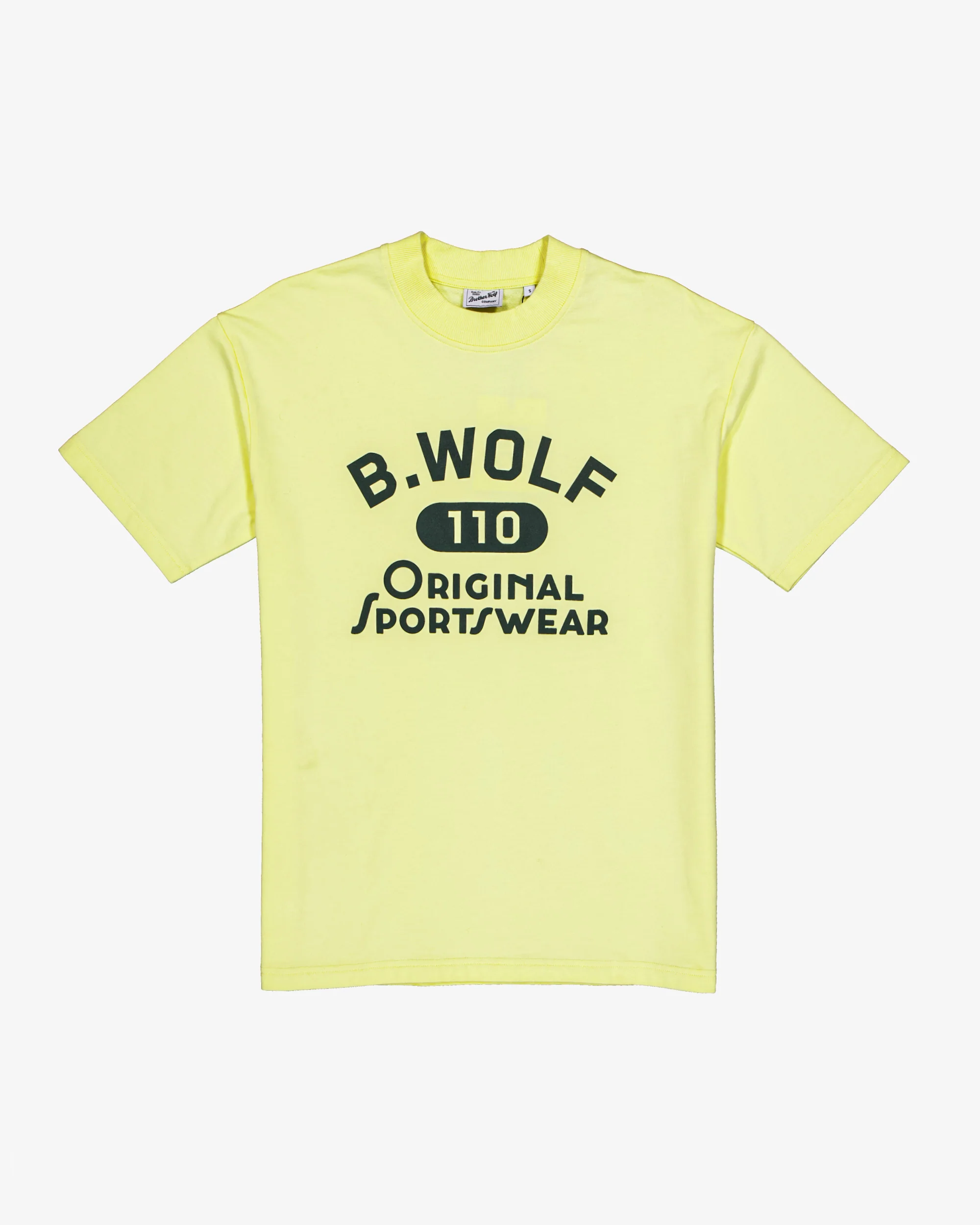 Oversized Tee (BWOLF 110 Print) - Yellow