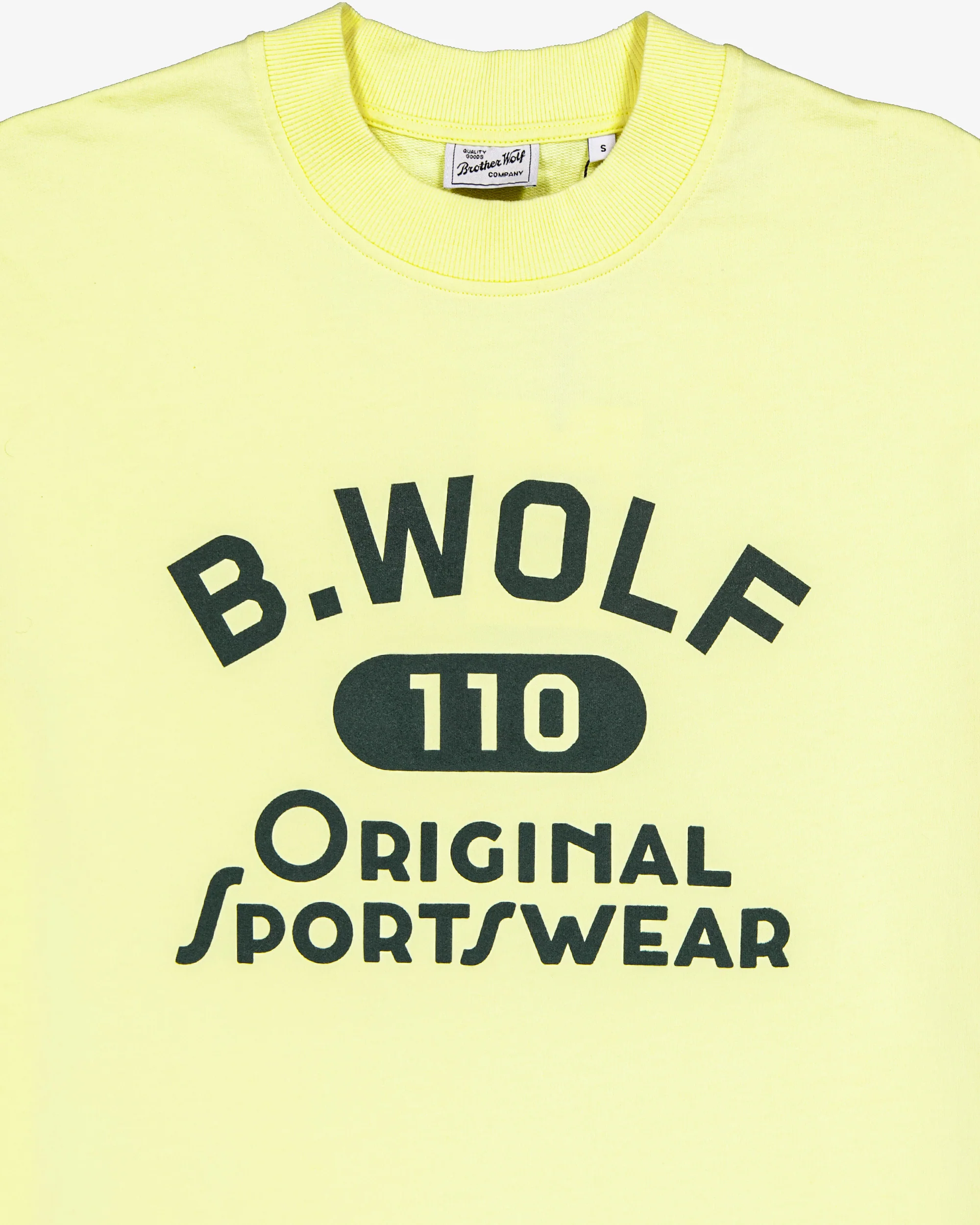 Oversized Tee (BWOLF 110 Print) - Yellow - Image 4