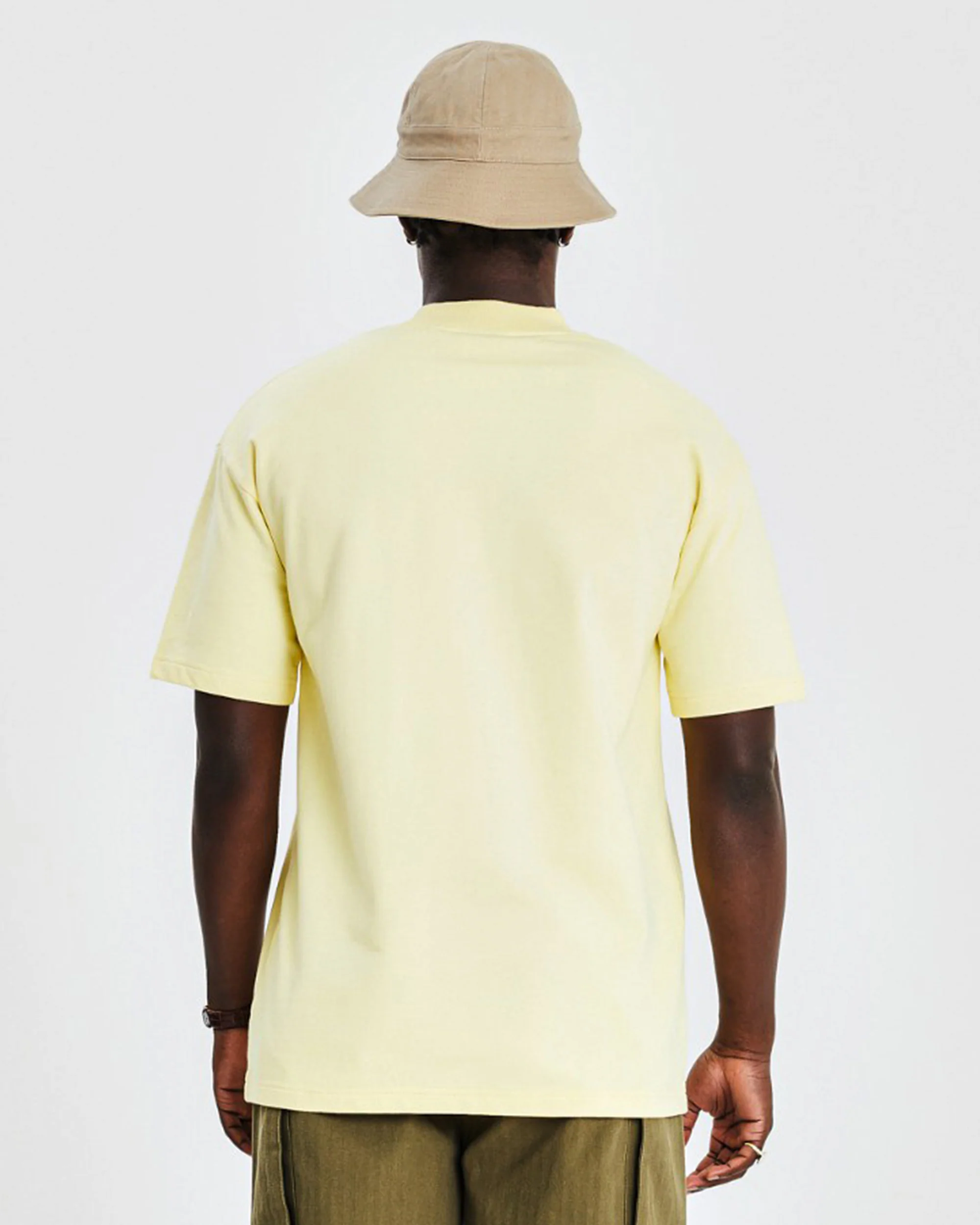 Oversized Tee (BWOLF 110 Print) - Yellow - Image 5