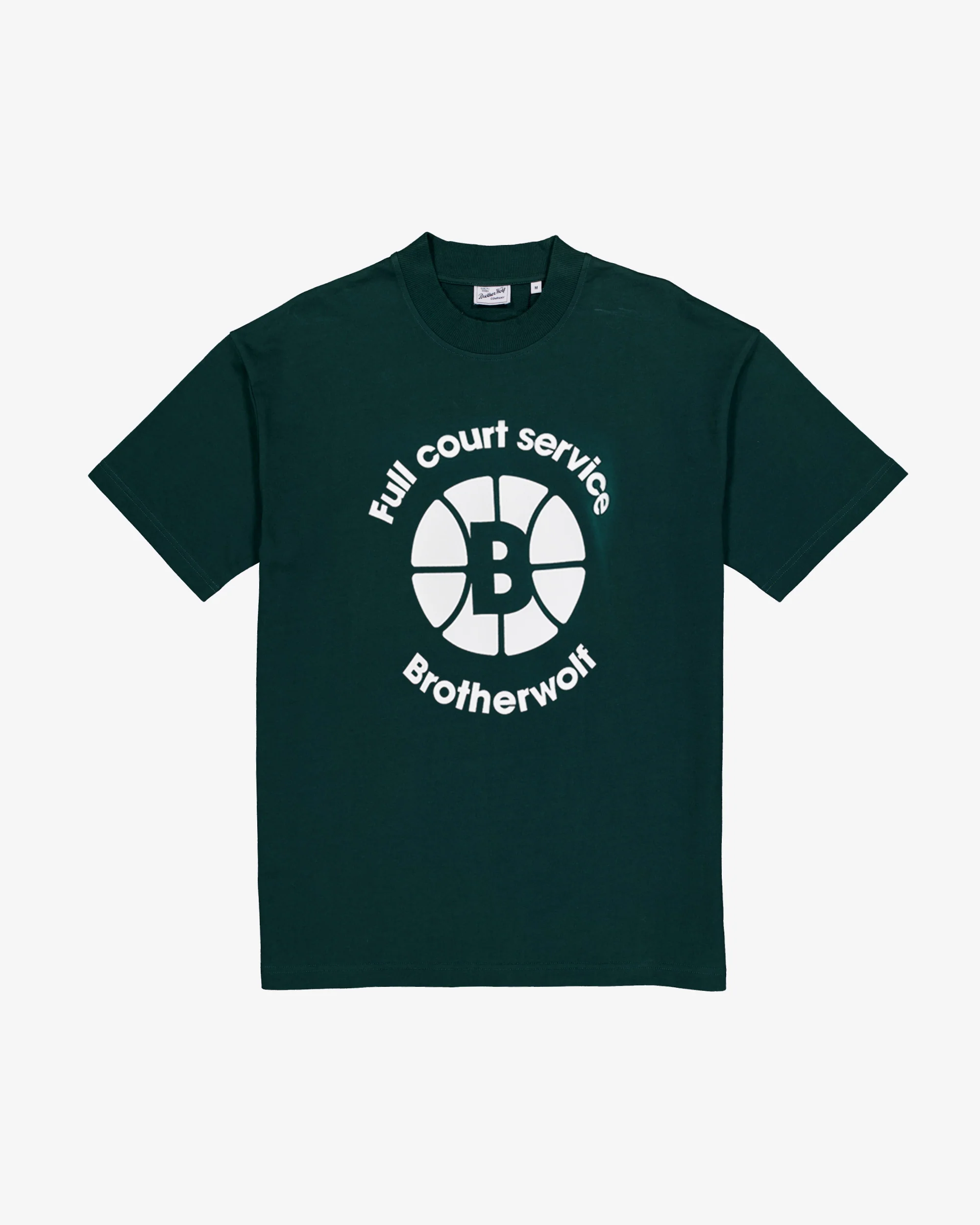 Oversized Tee (Full Court Service Print) - Green