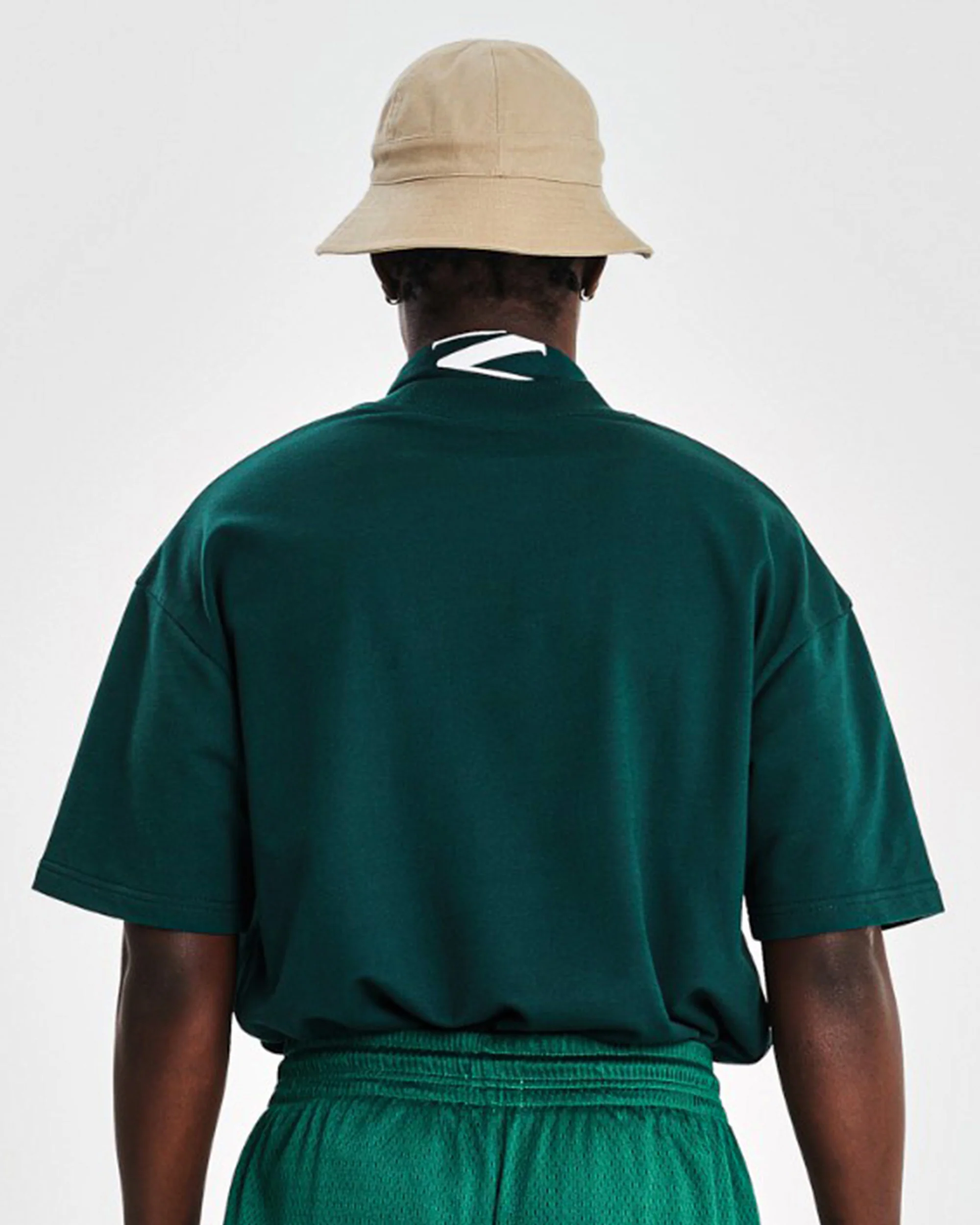 Oversized Tee (Full Court Service Print) - Green - Image 4
