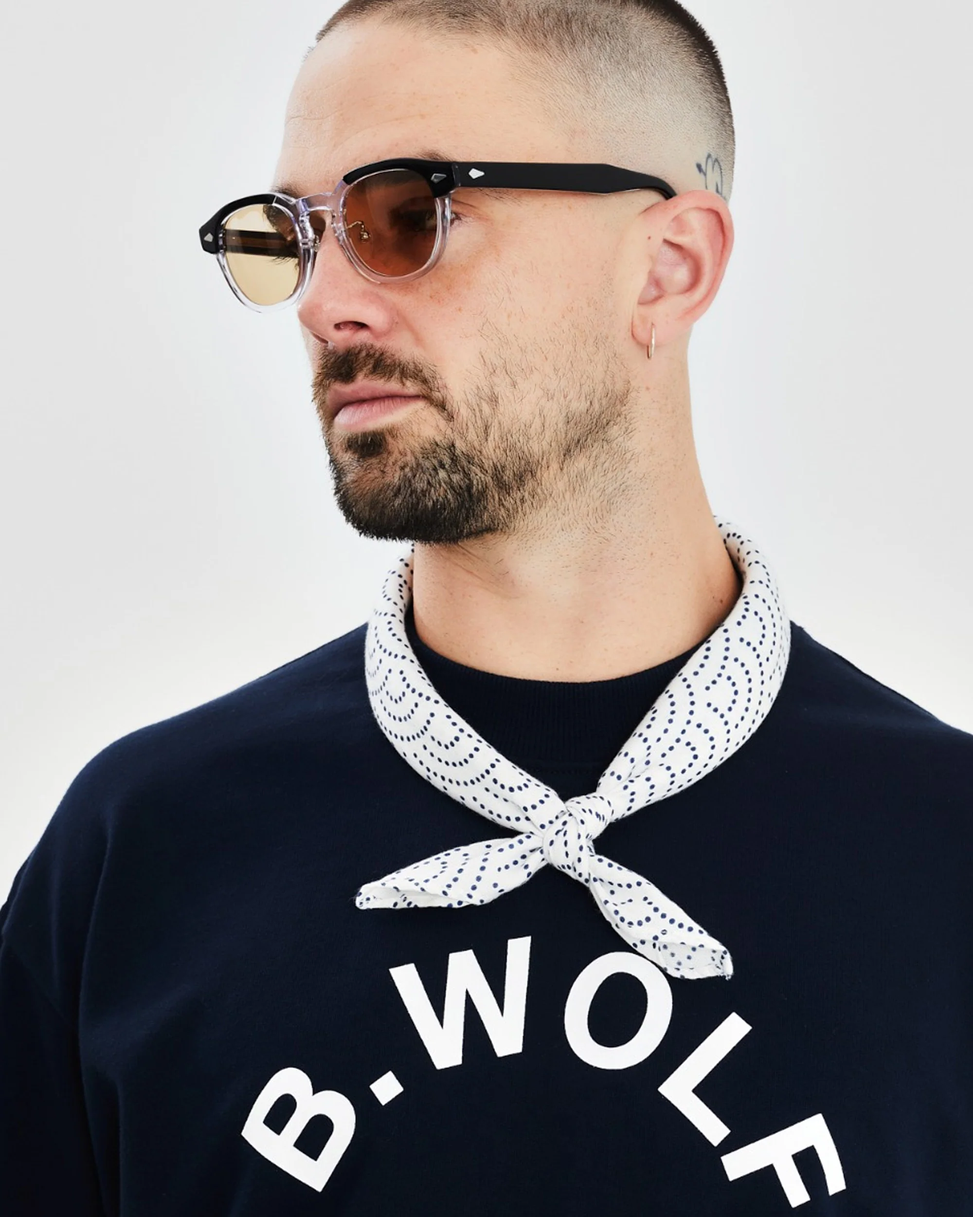 Oversized Tee - Navy - Image 3
