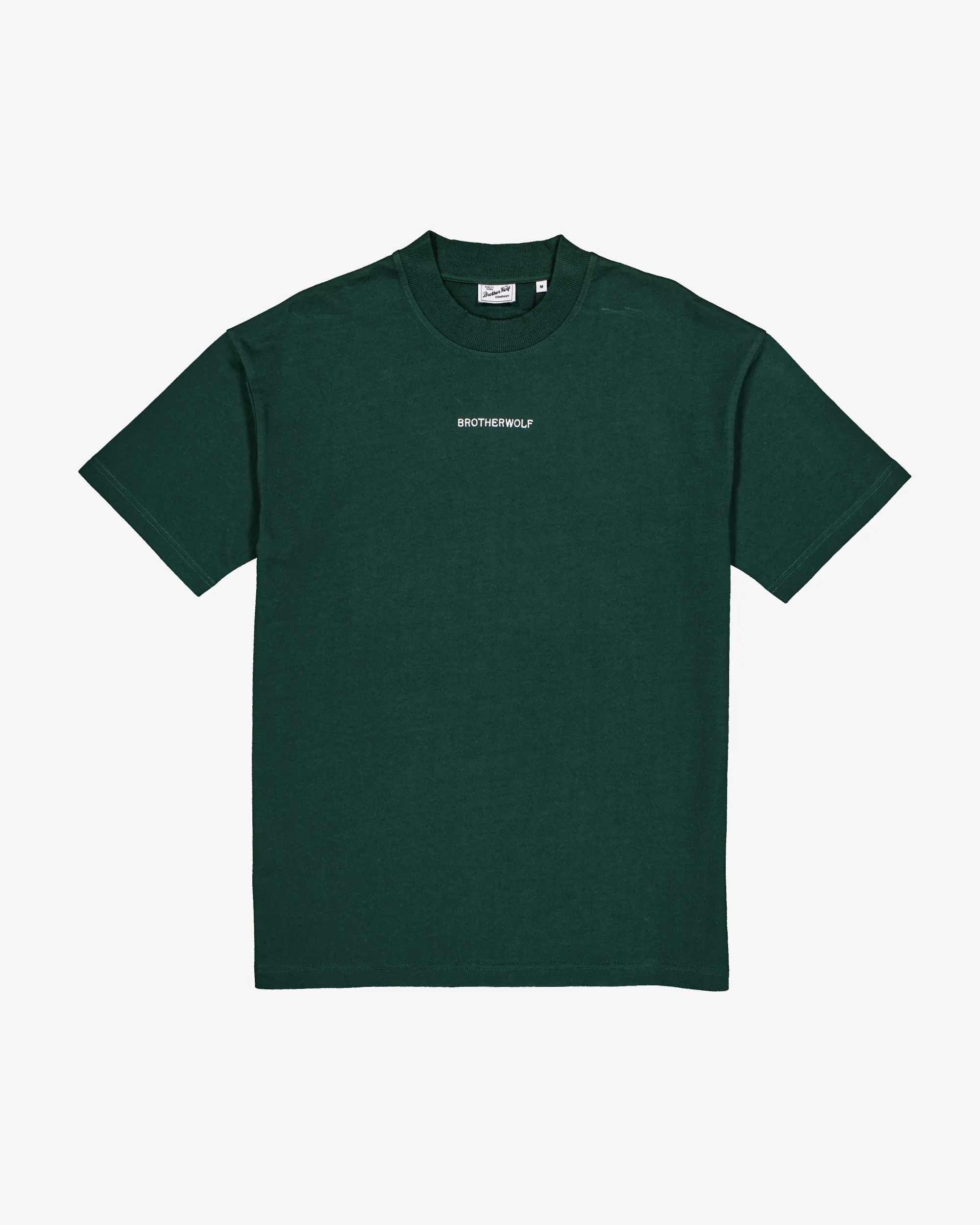 Oversized Tee (Signature BrotherWolf Embroidery)  - Bottle Green
