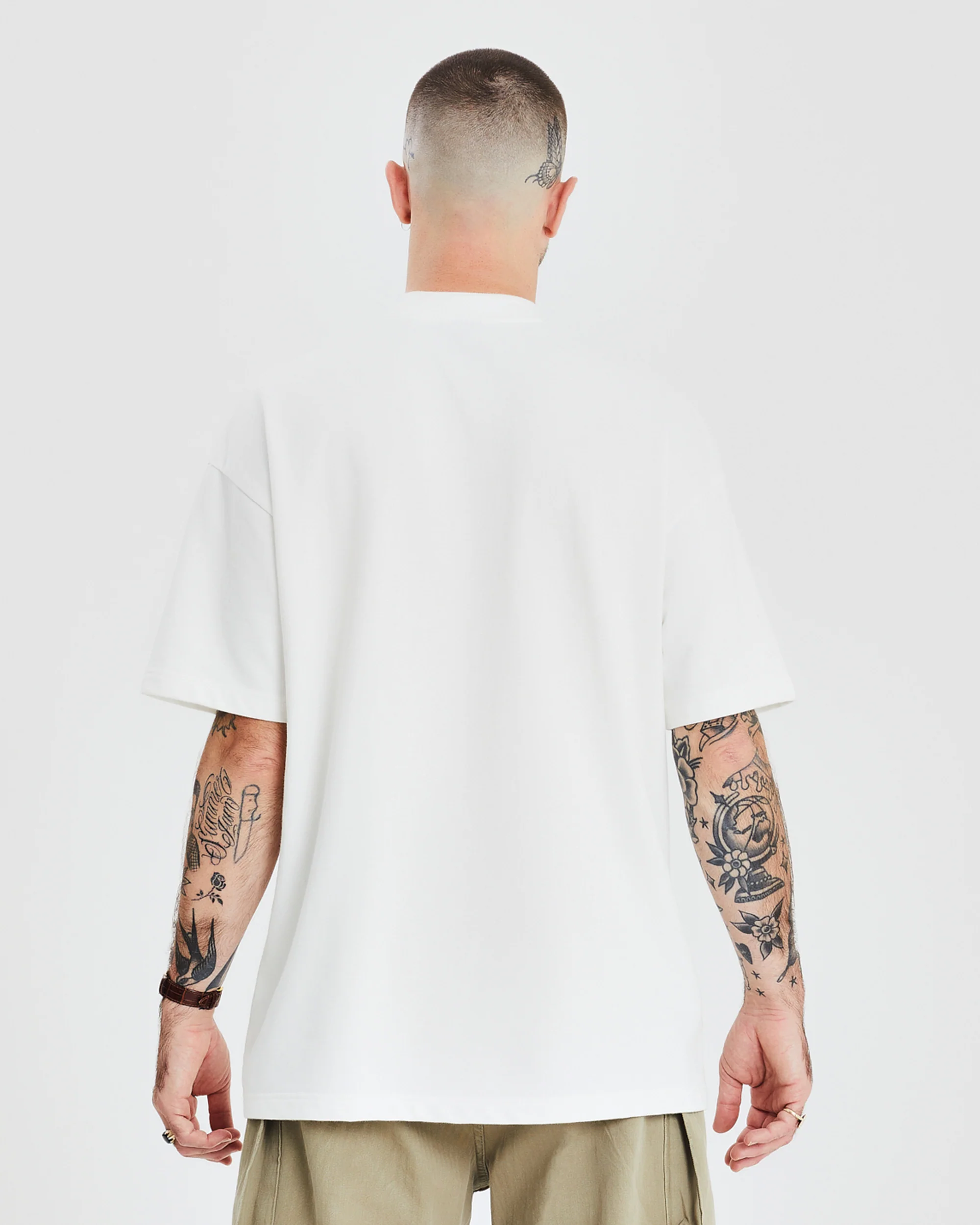 Oversized Tee - Off White - Image 4