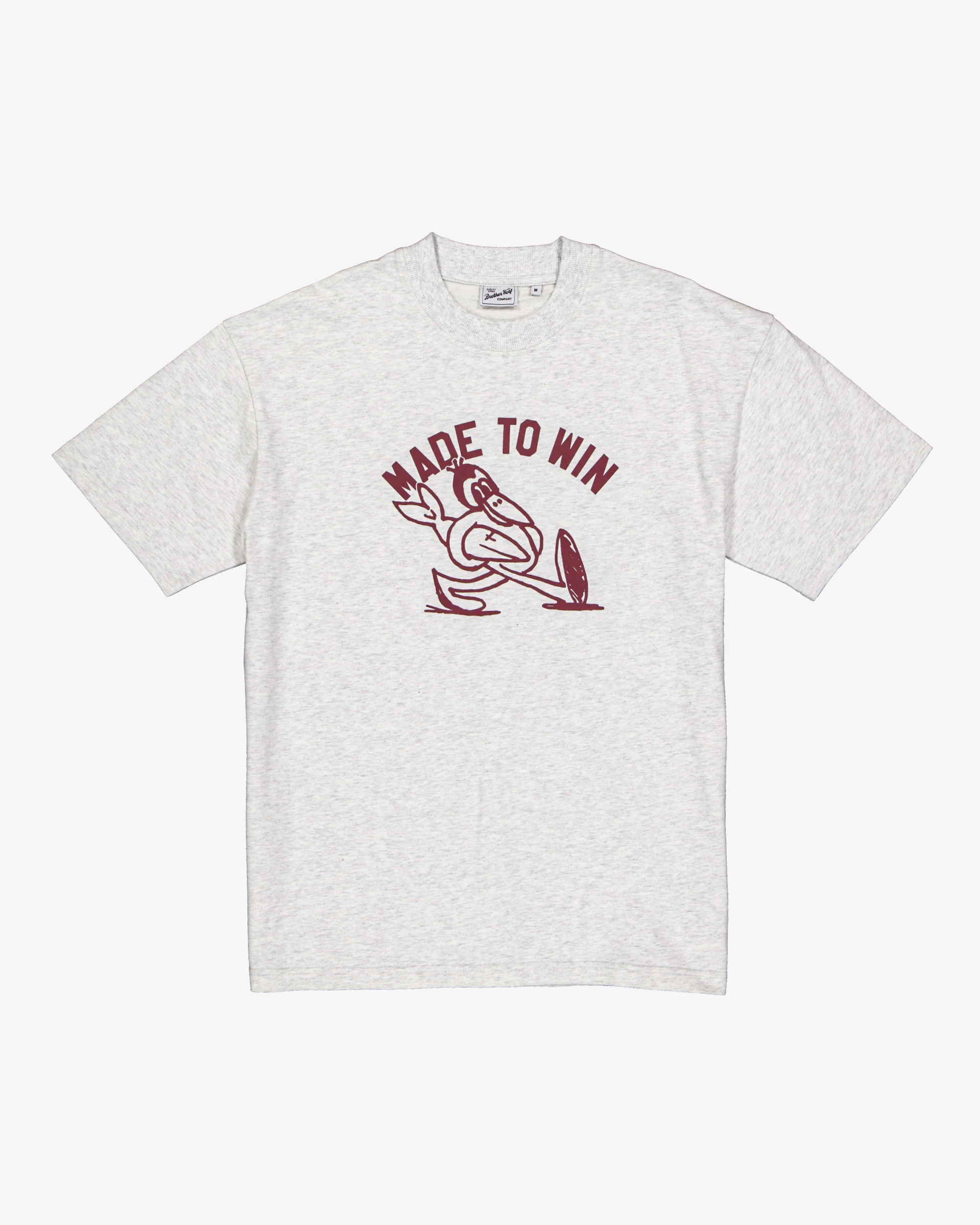 Oversized Tee - White Marle