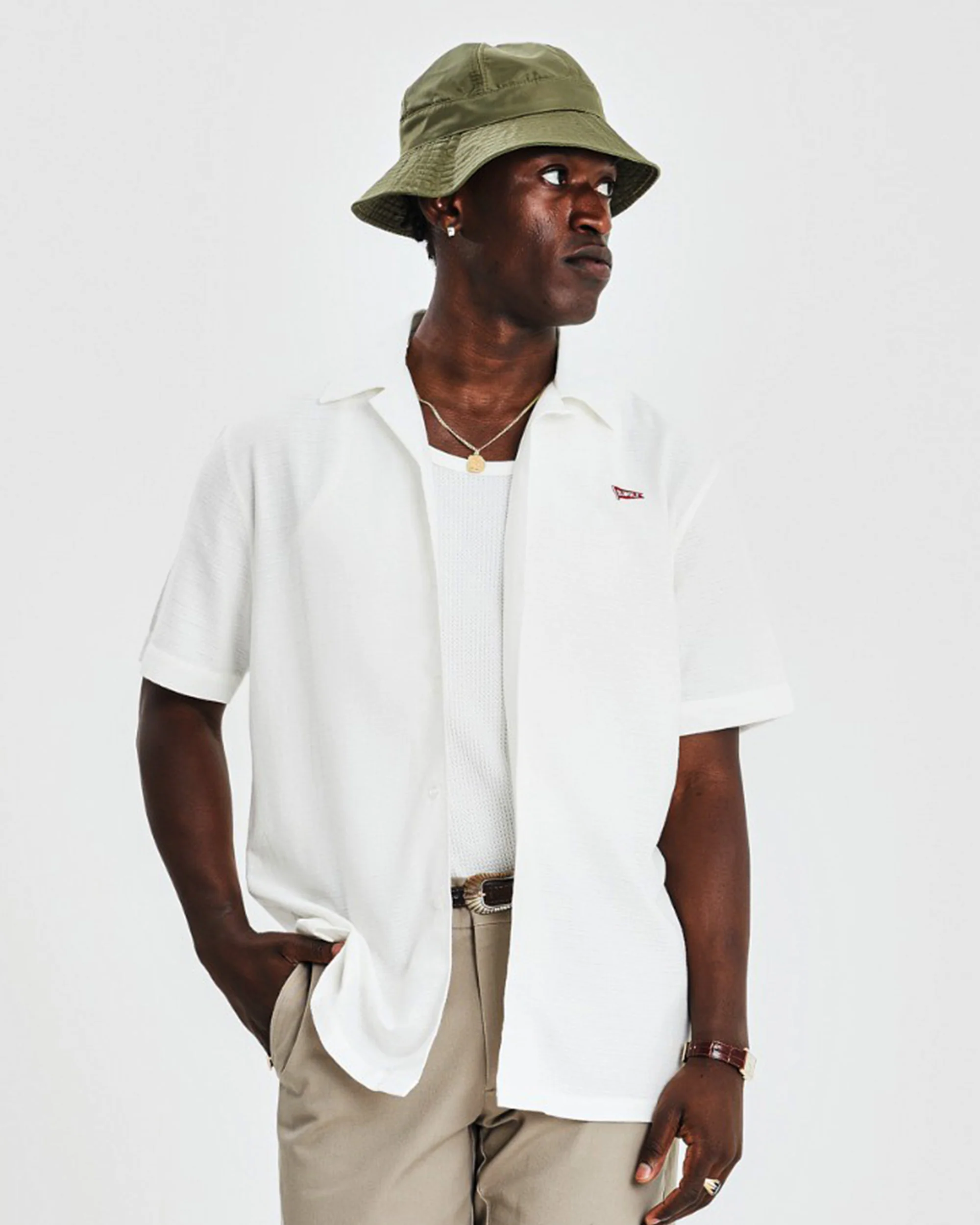 Oxford short sleeve shirt - White - Image 2