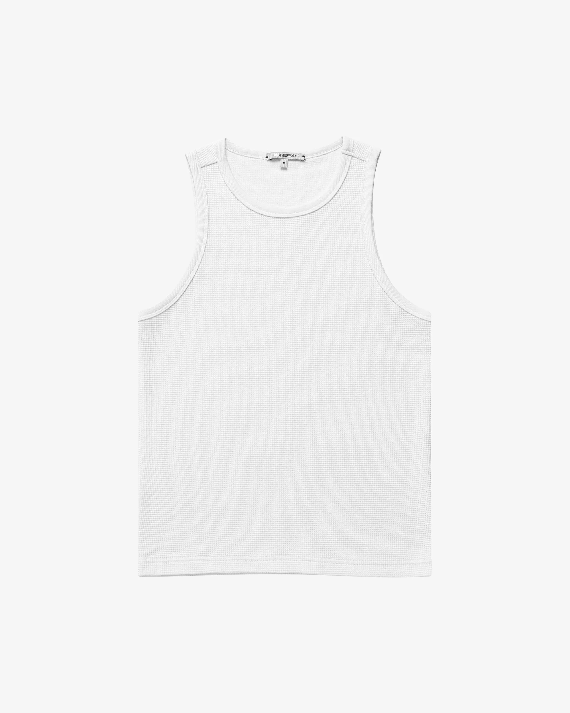 Perforated Tank - Off White
