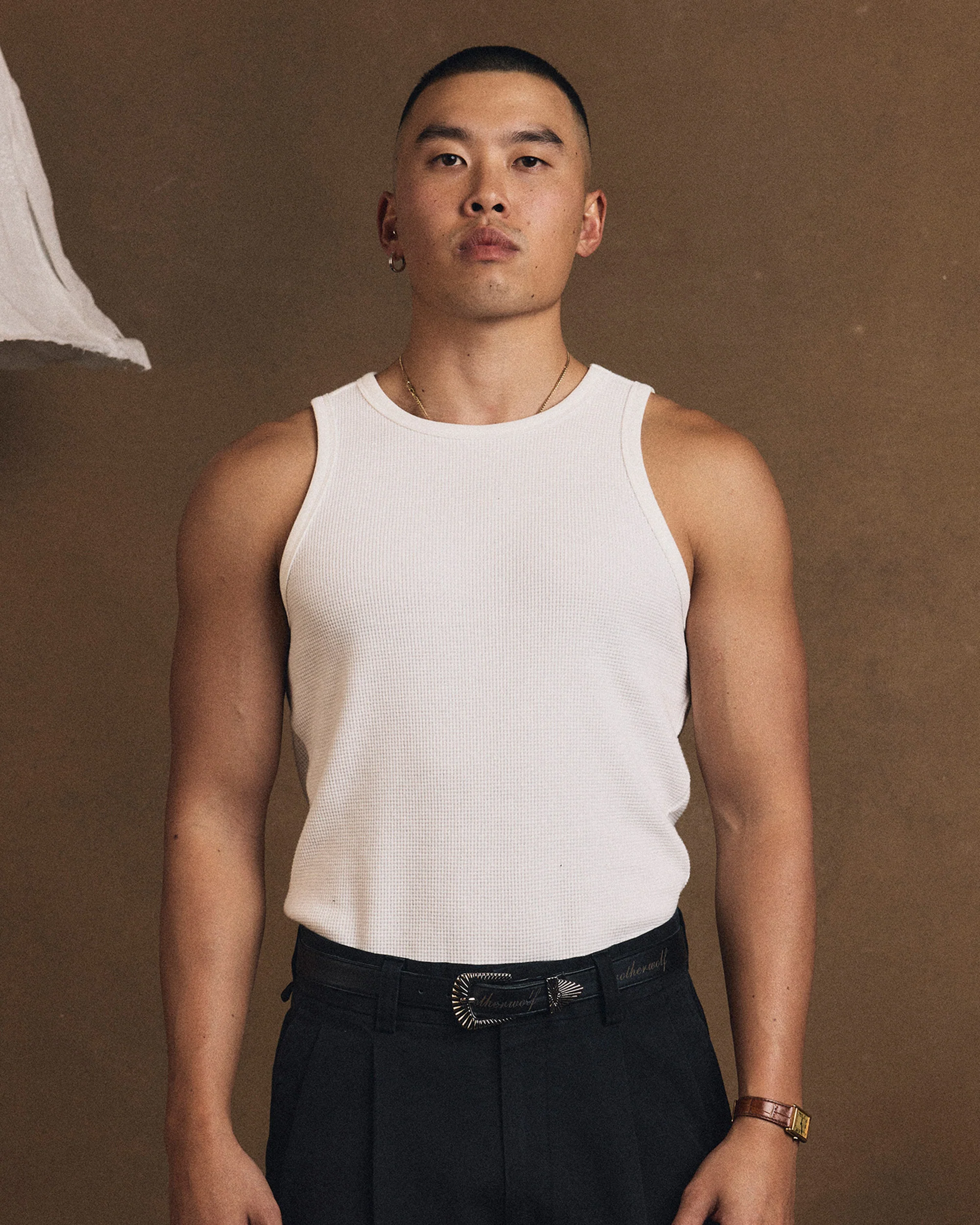 Perforated Tank - Off White - Image 2