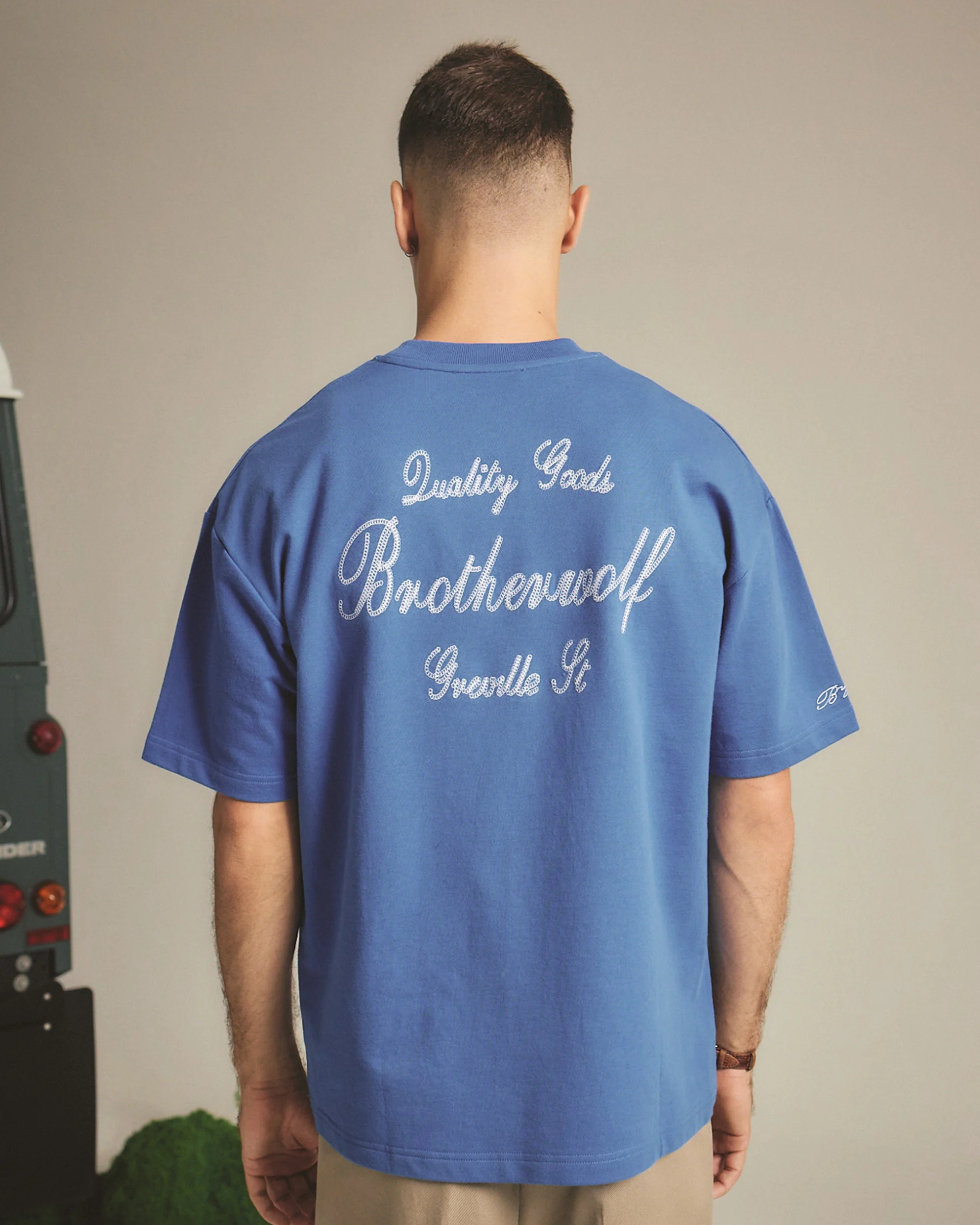 Quality Goods Tee - Blue - Image 5