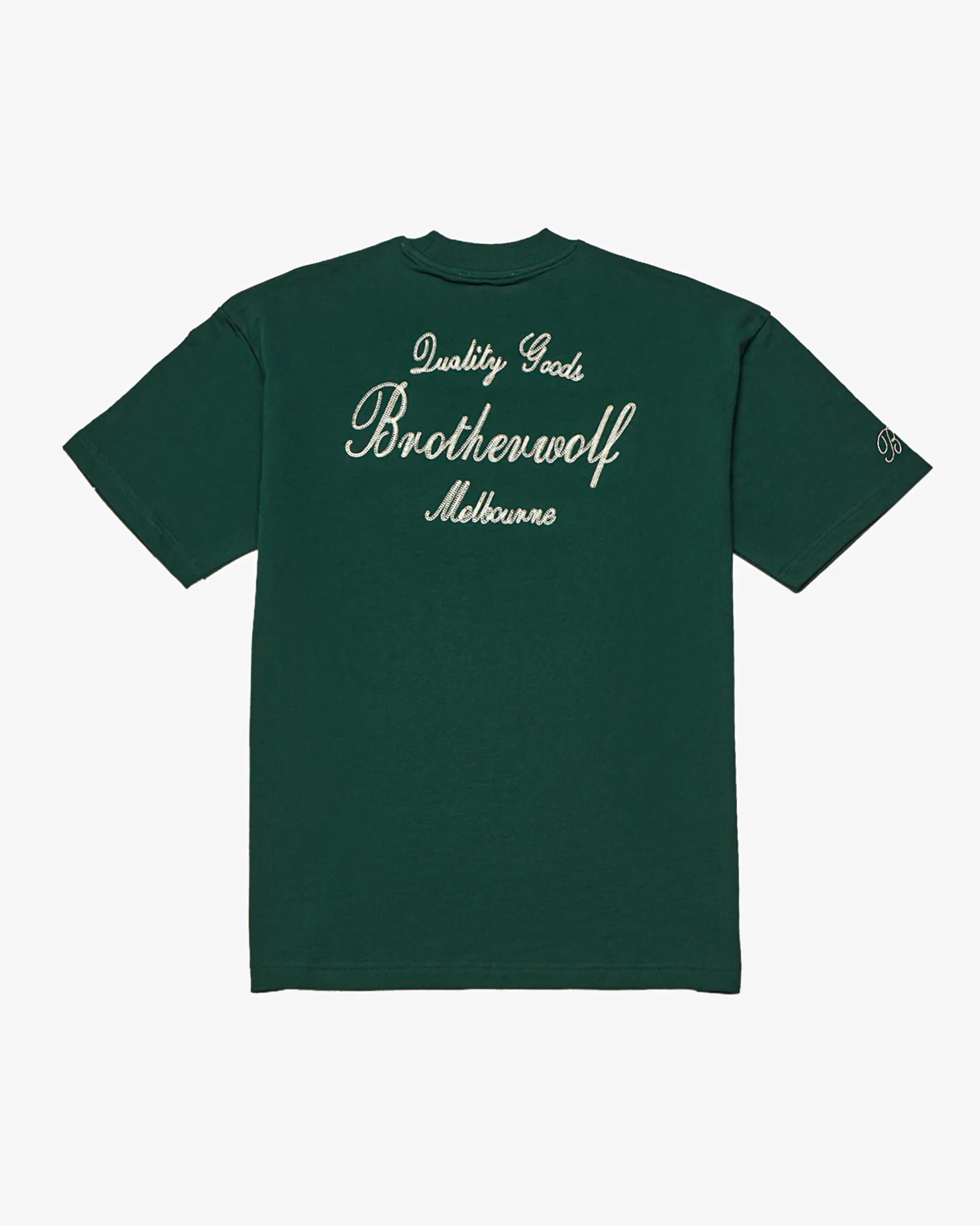 Quality Goods Tee - Bottle Green - Image 3