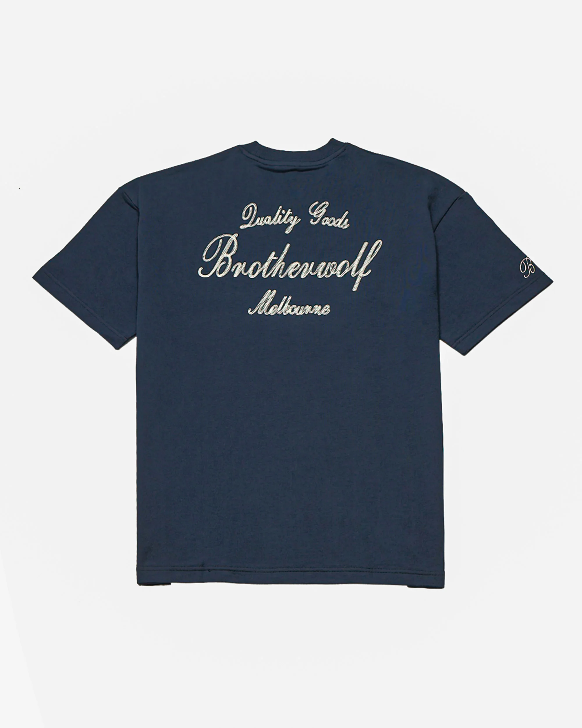 Quality Goods Tee - Navy - Image 3