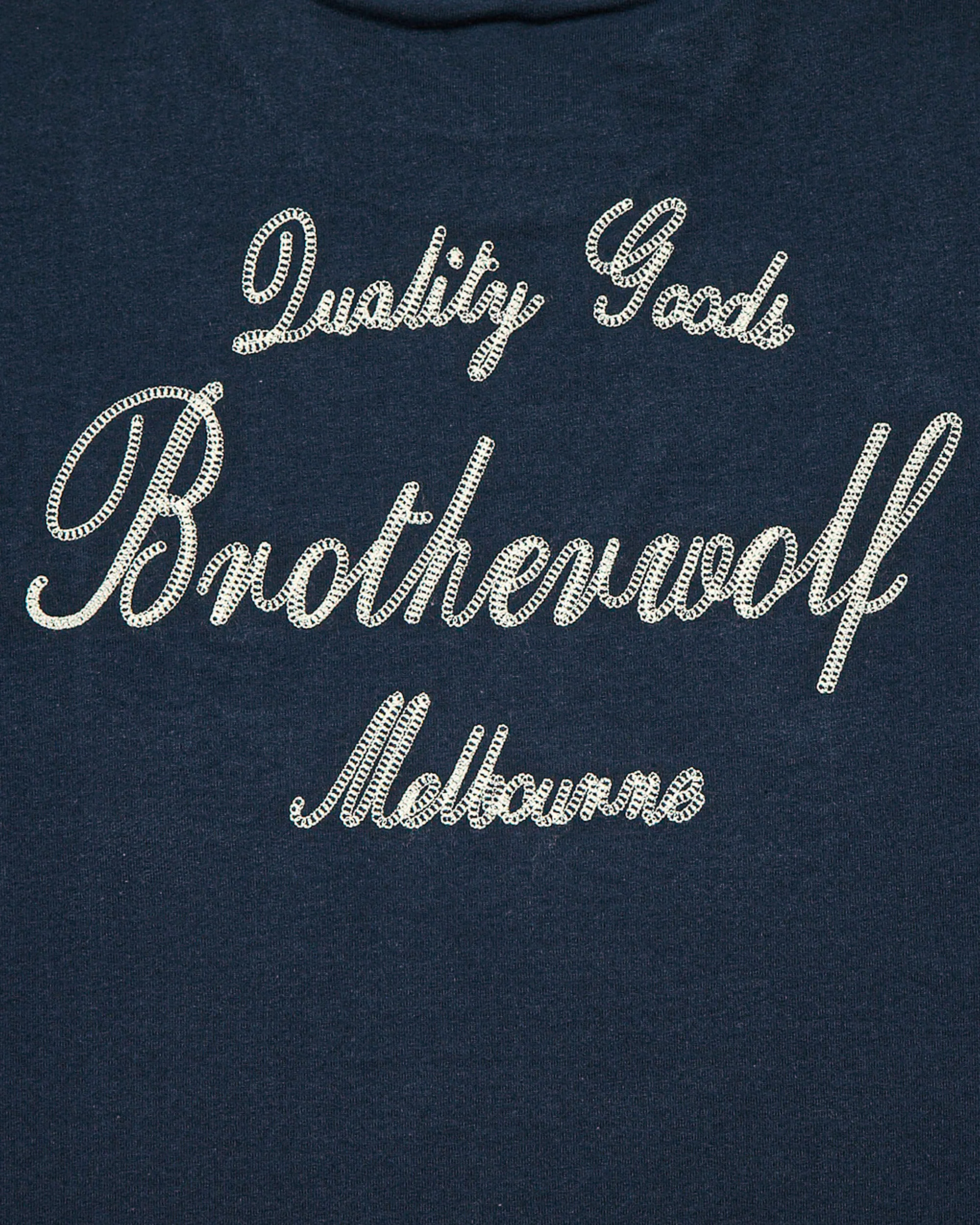 Quality Goods Tee - Navy - Image 4