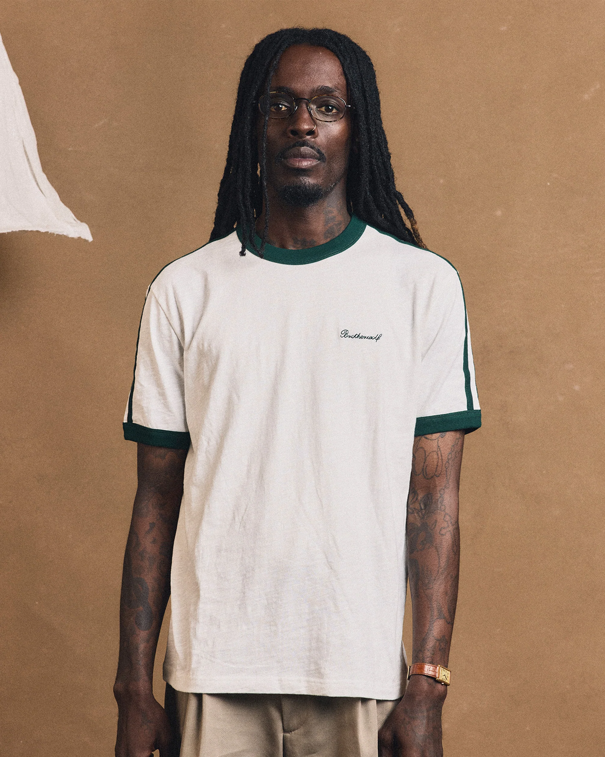 Ringer Tee - Off White - Image 2