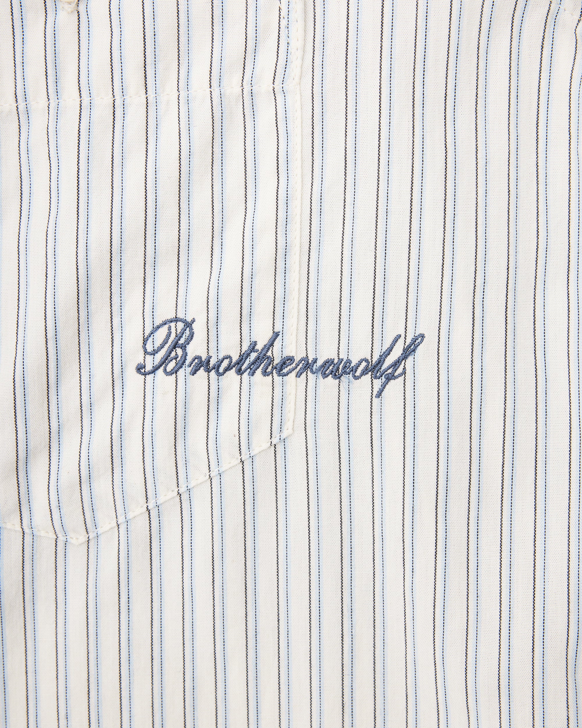 Script L/S Shirt - White Stripe - Image 3