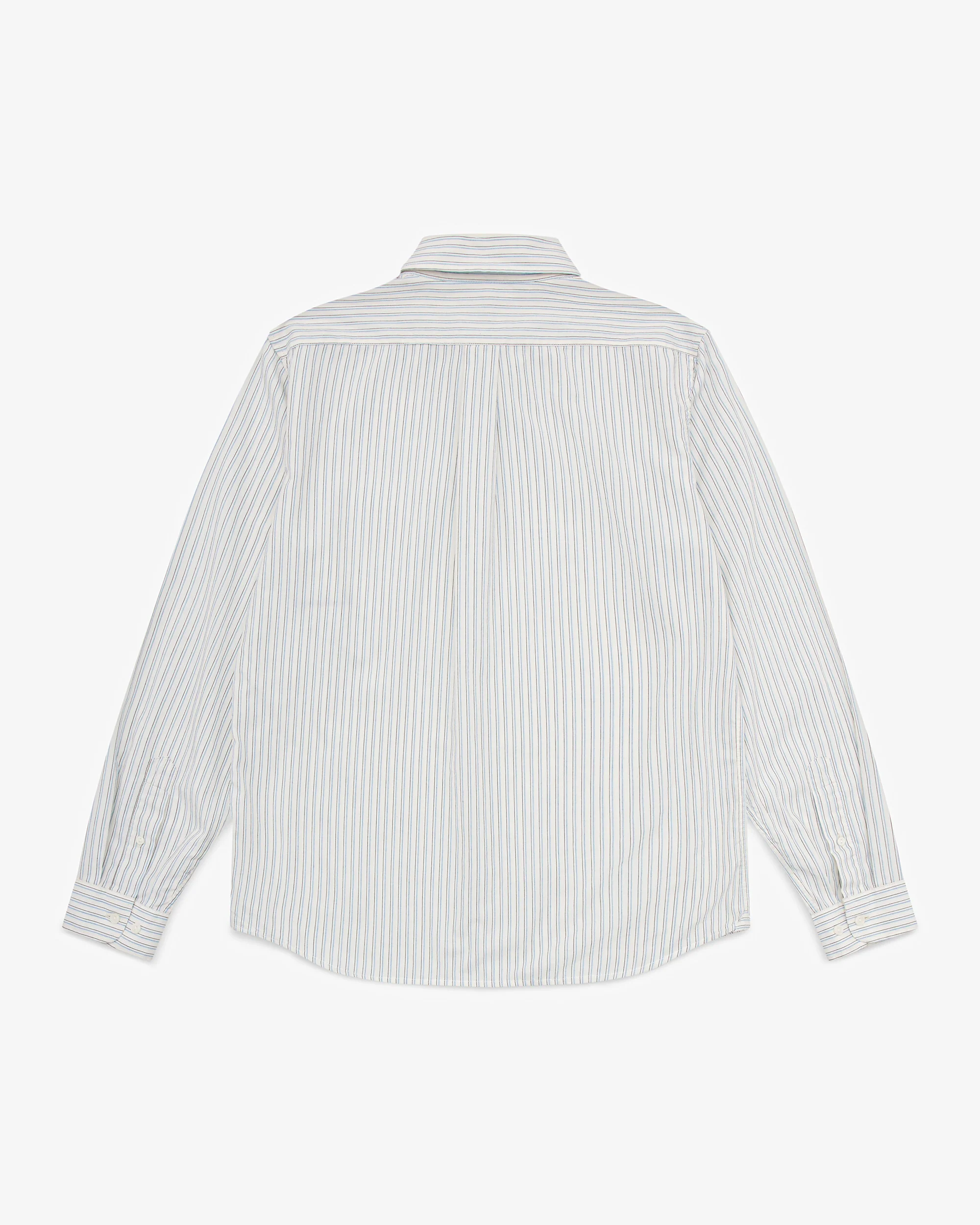 Script L/S Shirt - White Stripe - Image 4