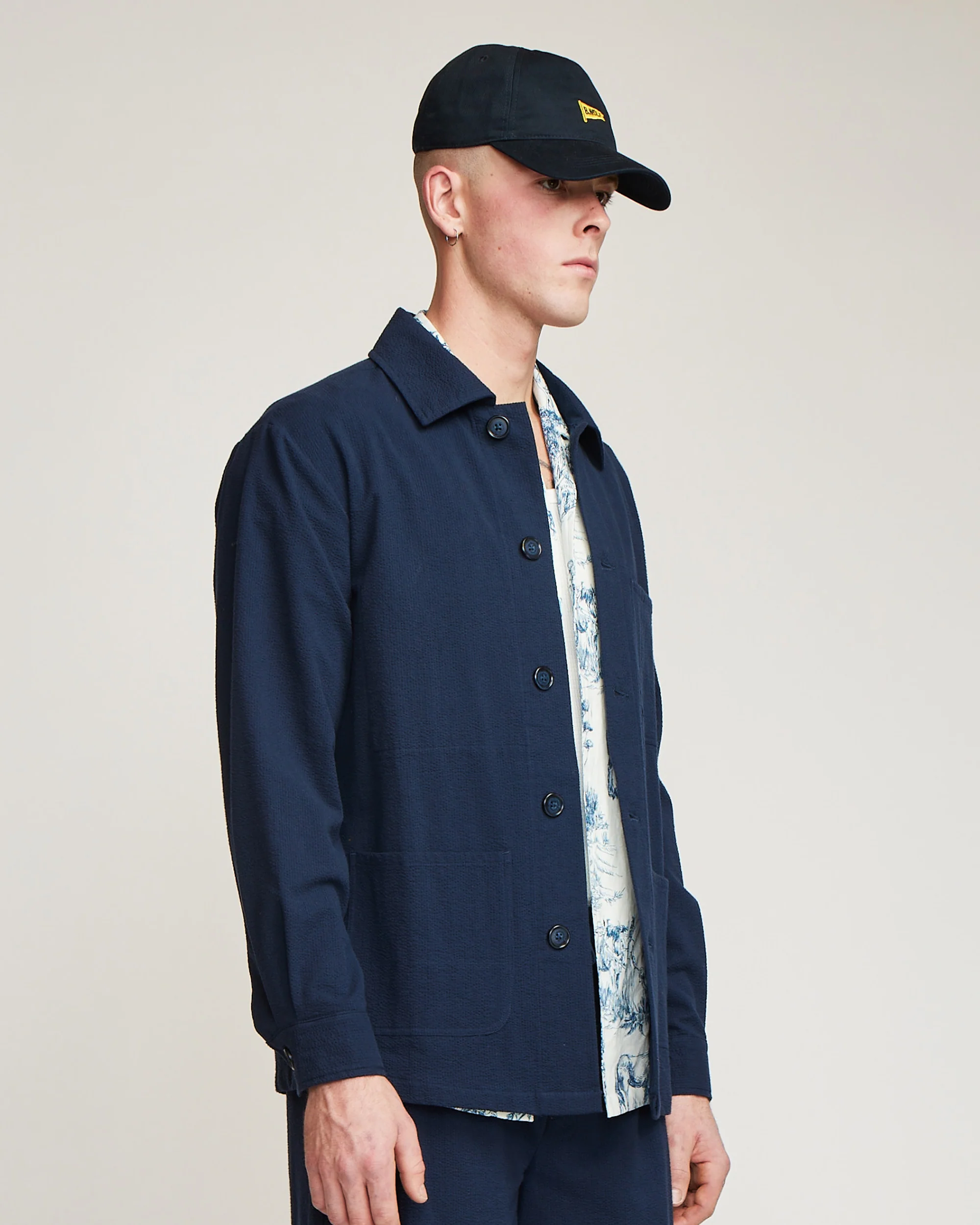 Seersucker - Navy - Image 8