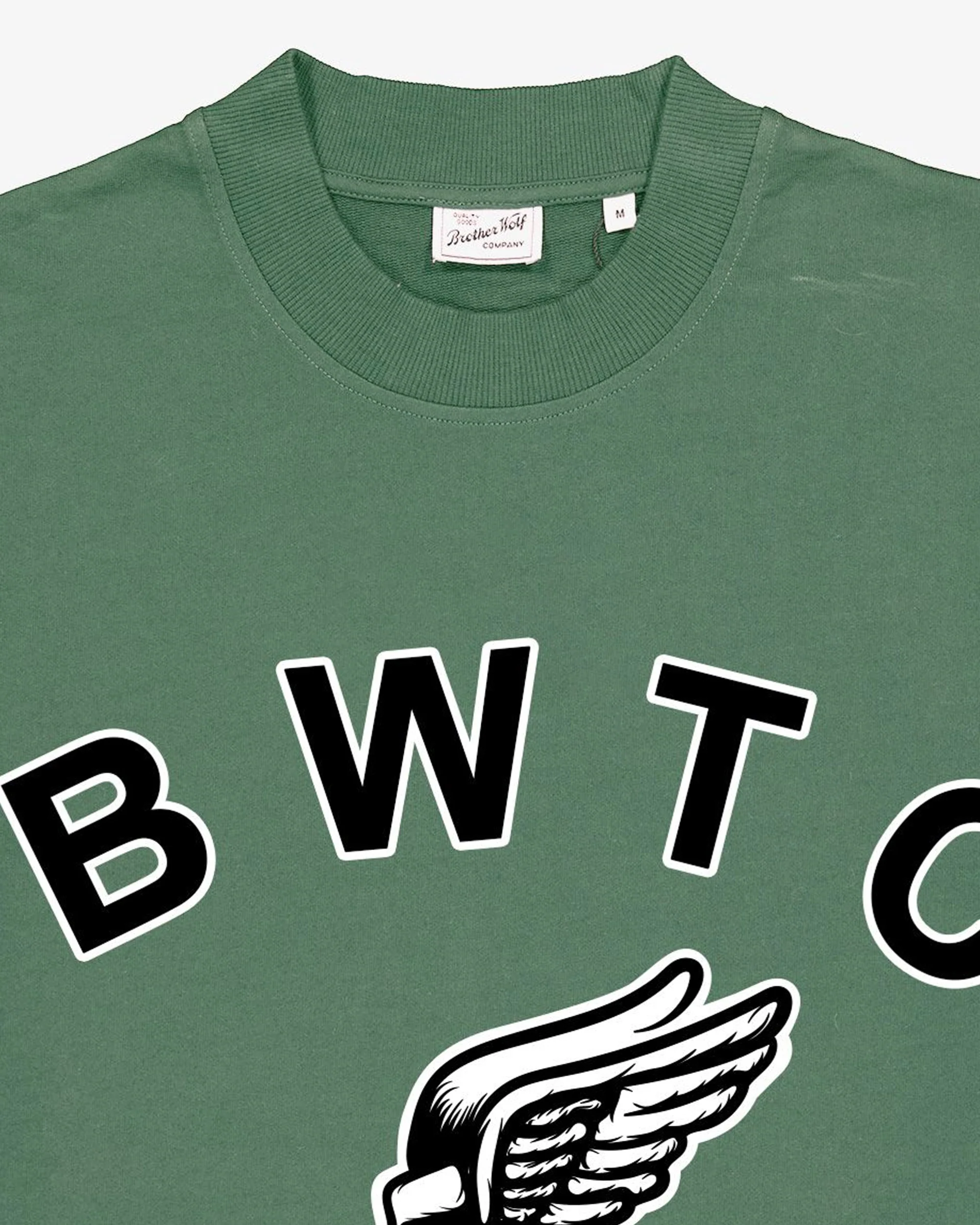 Tee shirt (Regular Fit Tee) (BWTC Print) - Olive - Image 3