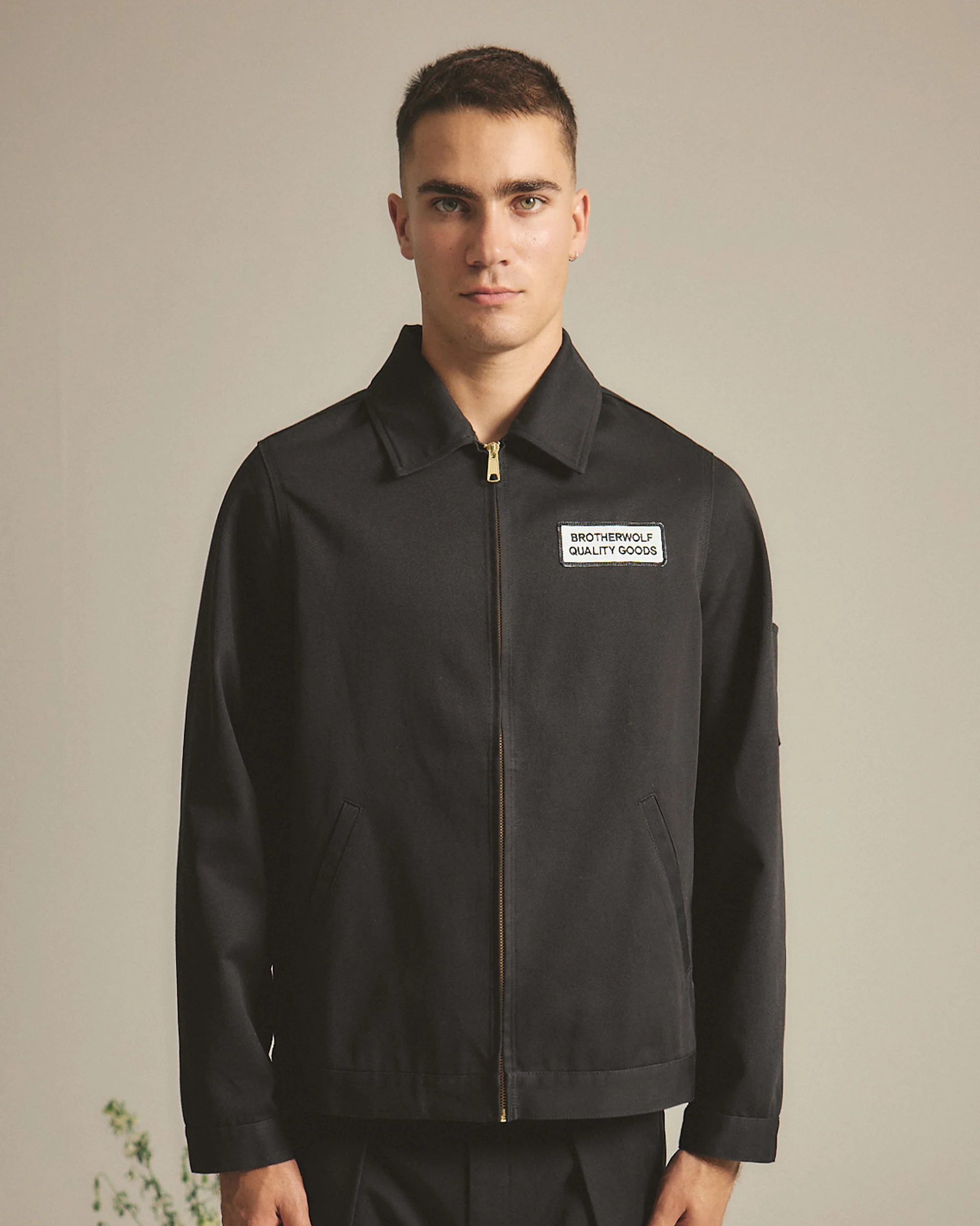 Trucker Jacket - Black - Image 2