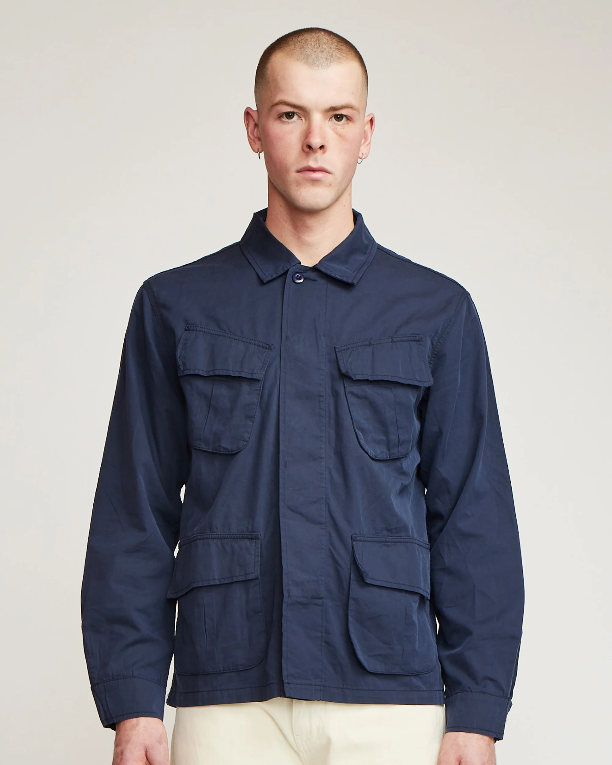 Utility Jacket - Navy Blue - Image 2